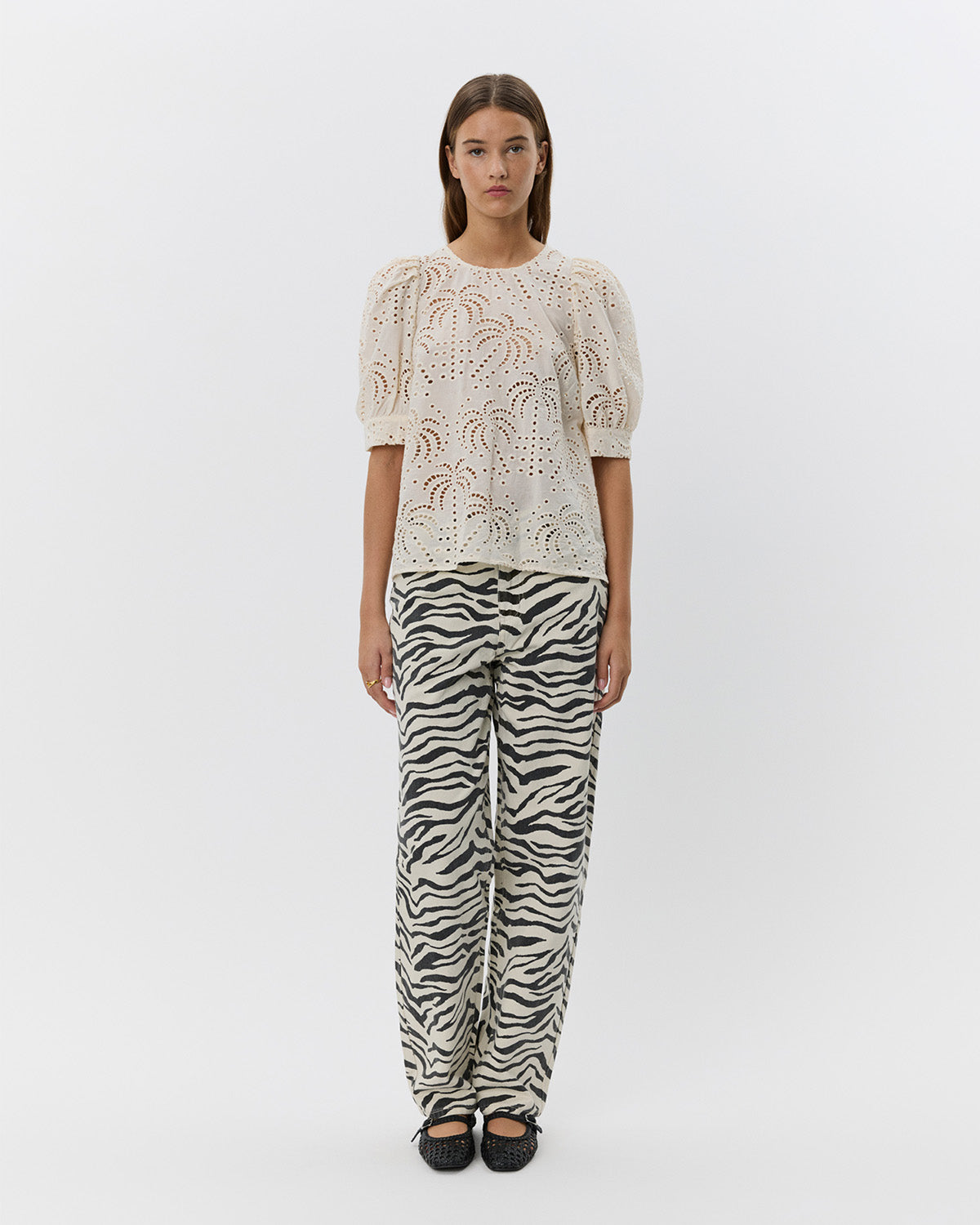 Sofie Schnoor WOMEN AHLIASW BLUSE Bluse 0101 Off white