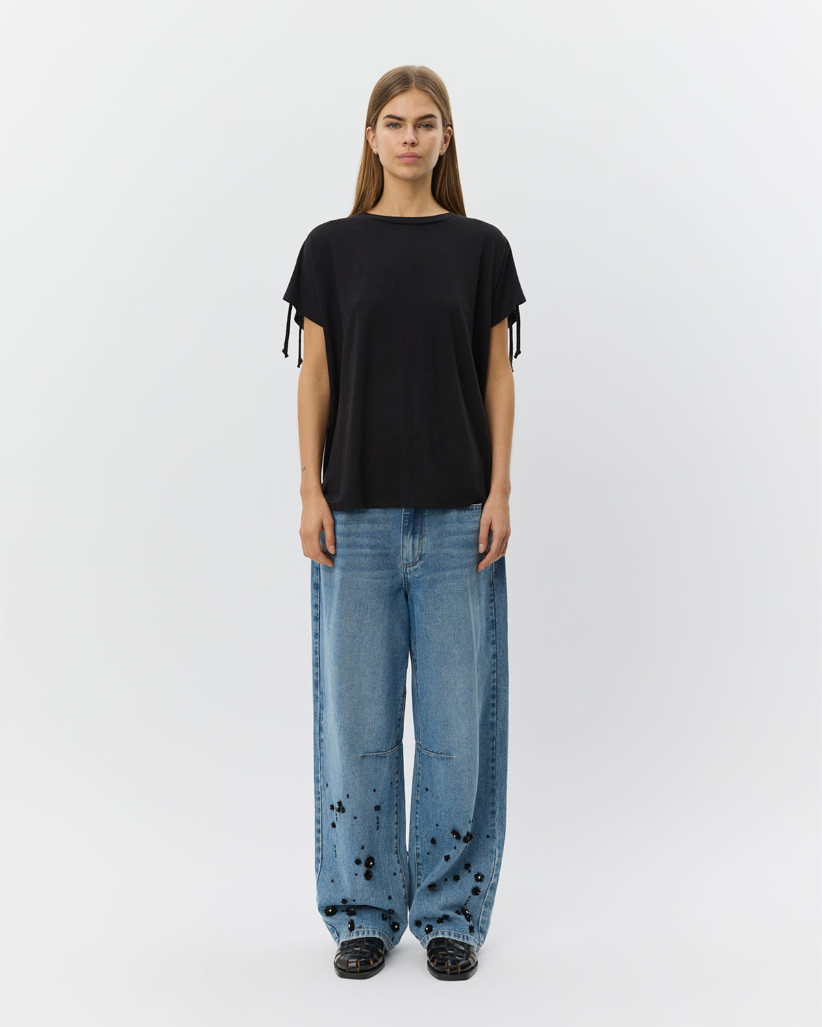 Sofie Schnoor WOMEN ALEIDSW HØR MIX T-SHIRT T-shirt 1000 Black