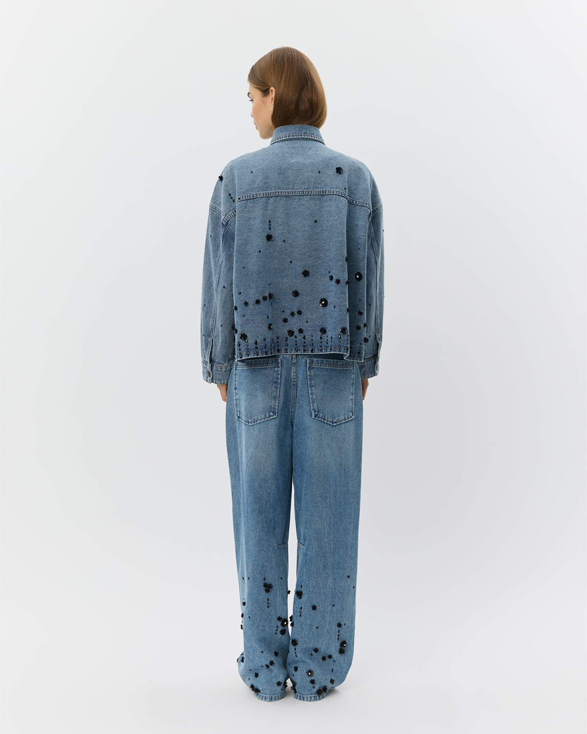 Sofie Schnoor WOMEN AMAYASW BOXY DENIM JAKKE Jakke 5002 Denim blue