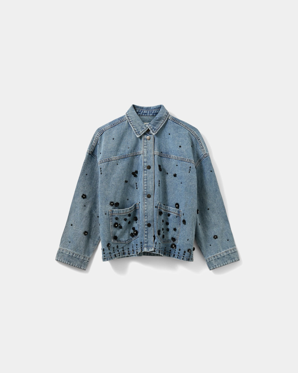Sofie Schnoor WOMEN AMAYASW BOXY DENIM JAKKE Jakke 5002 Denim blue