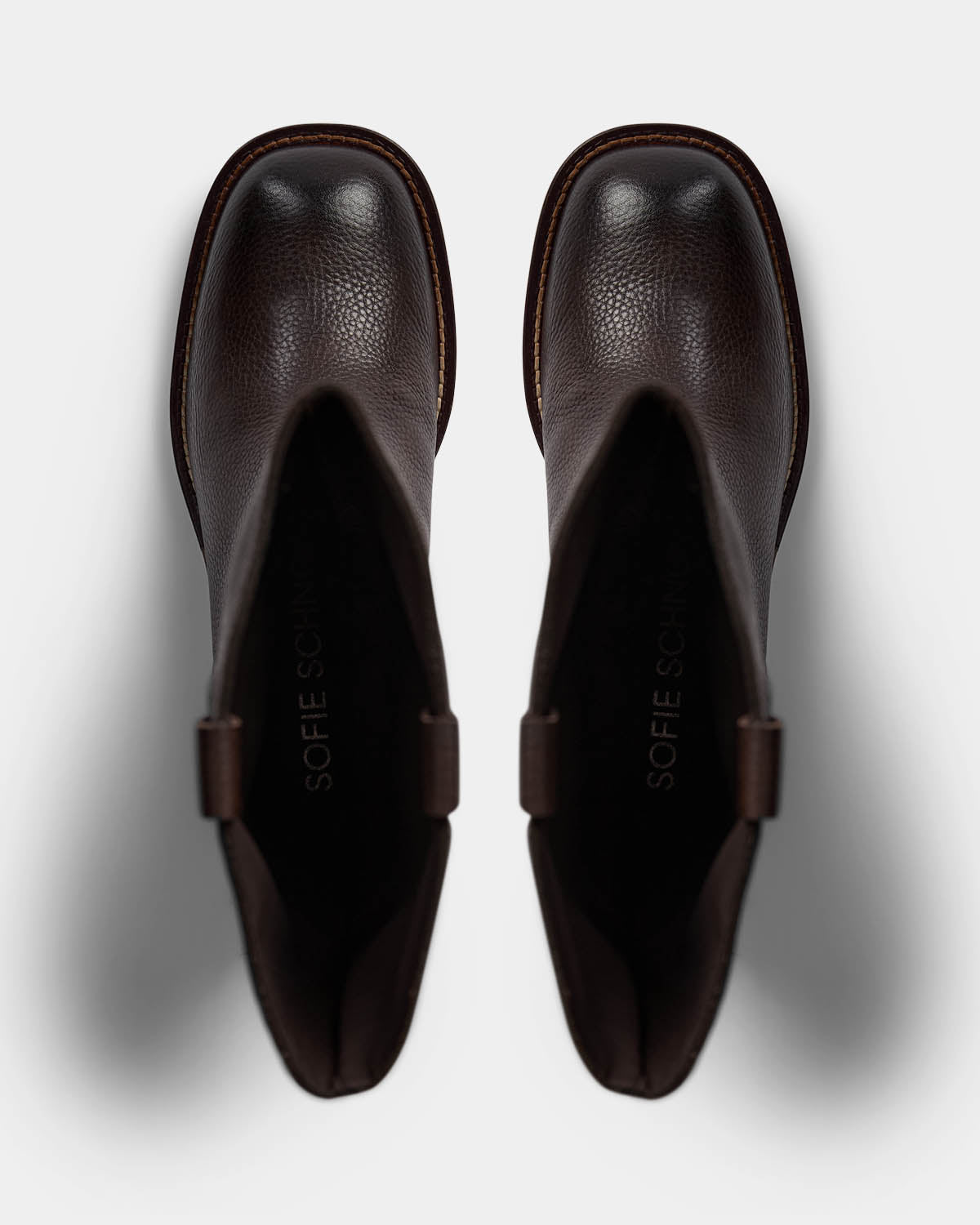Sofie Schnoor WOMEN ANKLE HIGH LEATHER BOOT Støvle 7080 Dark brown