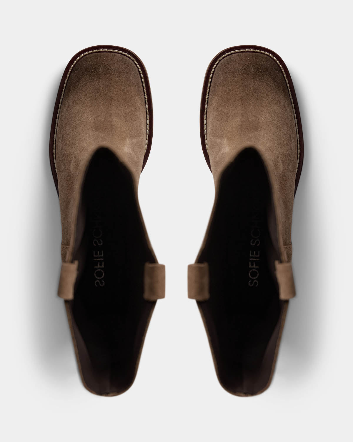 Sofie Schnoor WOMEN ANKLE HIGH SUEDE BOOT Støvle 7042 Dark sand