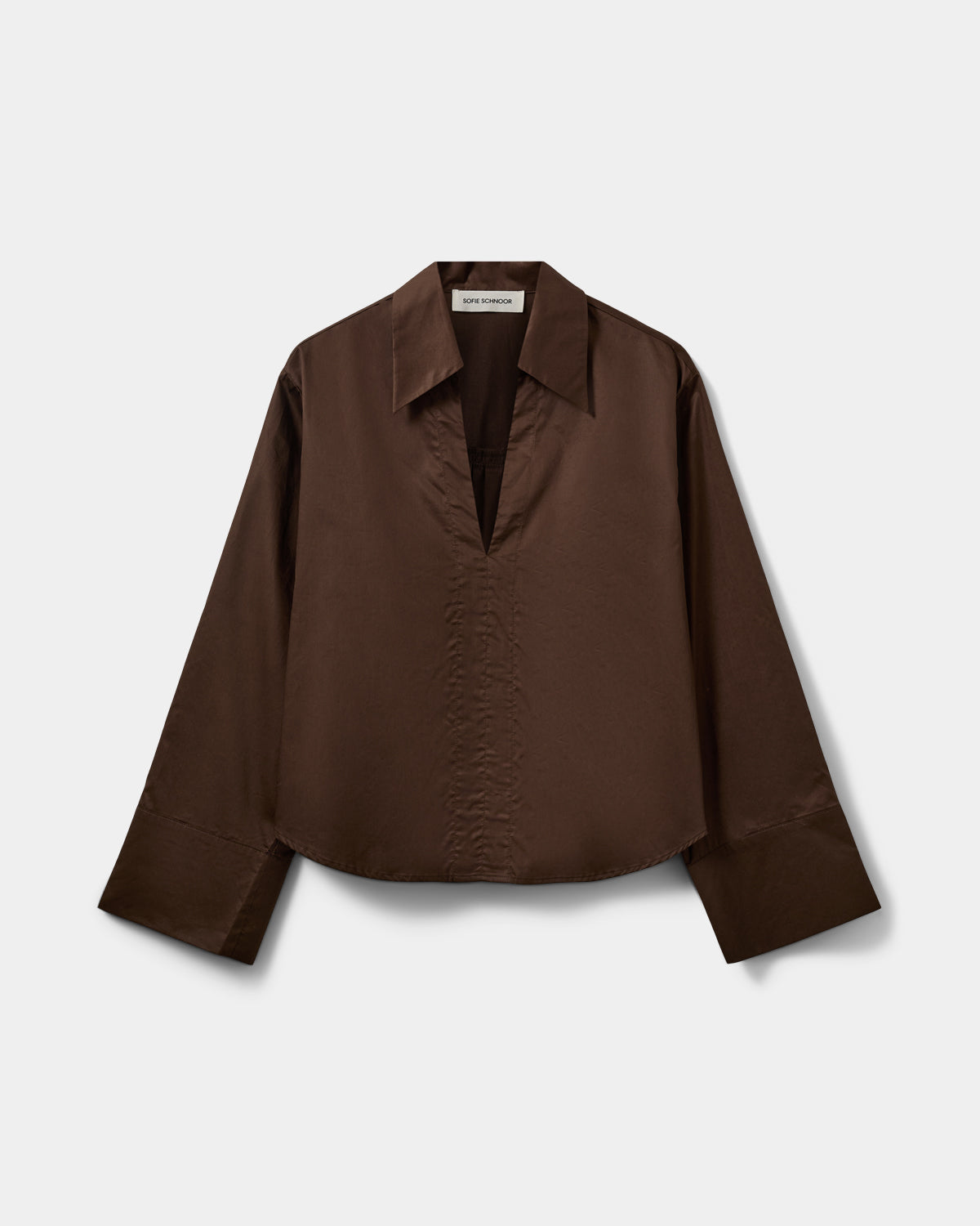 Sofie Schnoor WOMEN ANOASW OVERSIZE SKJORTE Skjorte 7162 Intense Brown