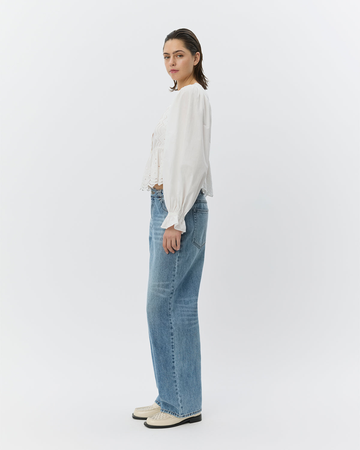 Sofie Schnoor WOMEN ARIASW BRODERET ANGLAISE SKJORTE Skjorte 0103 Off white