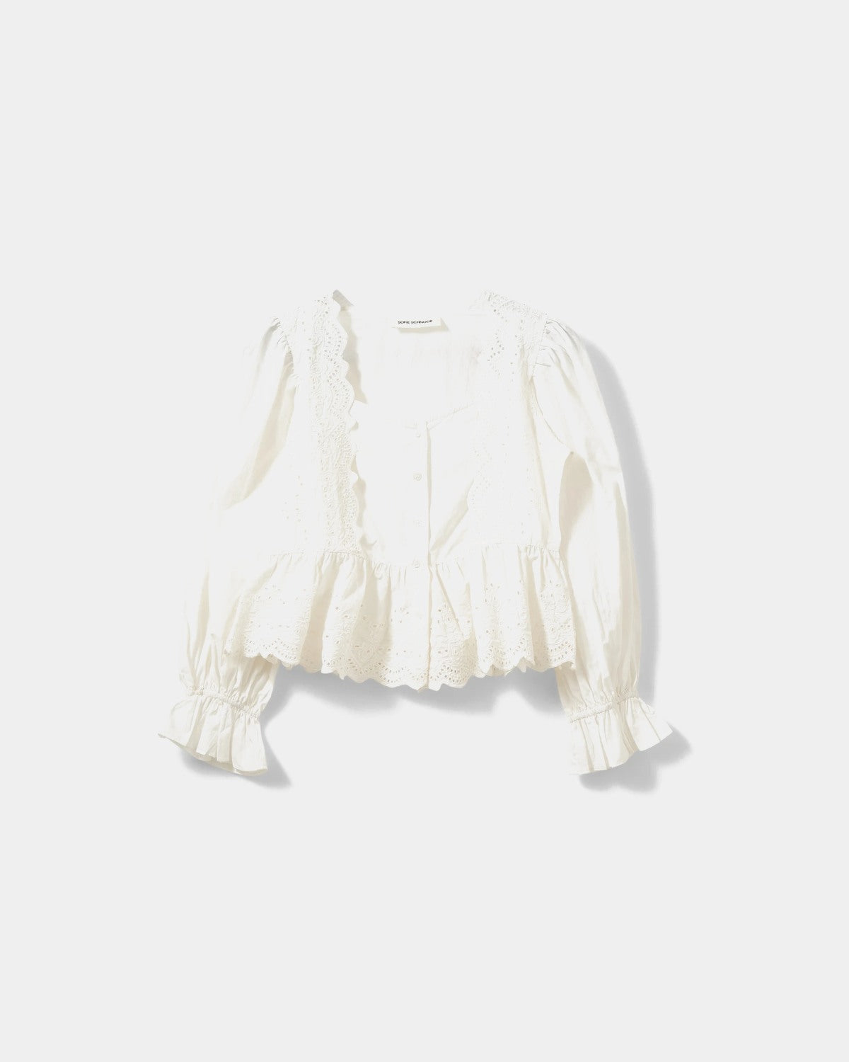 Sofie Schnoor WOMEN ARIASW BRODERET ANGLAISE SKJORTE Skjorte 0103 Off white
