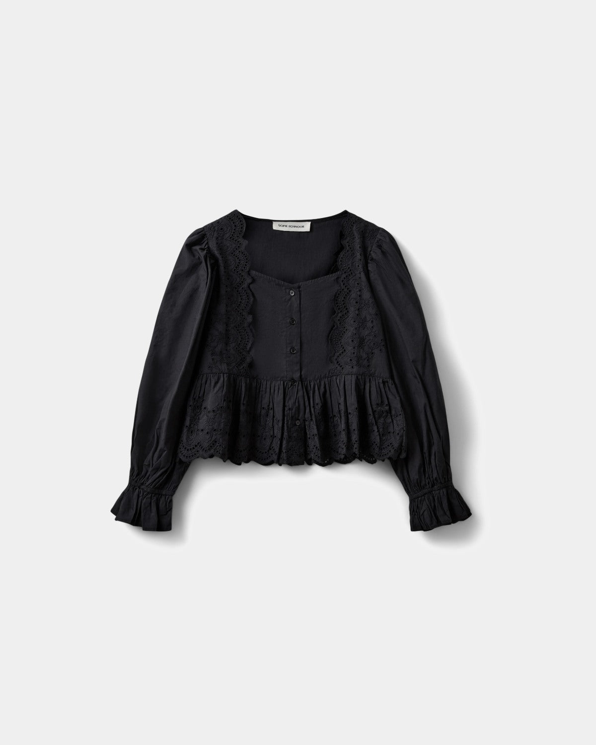 Sofie Schnoor WOMEN ARIASW BRODERET ANGLAISE SKJORTE Skjorte 1000 Black