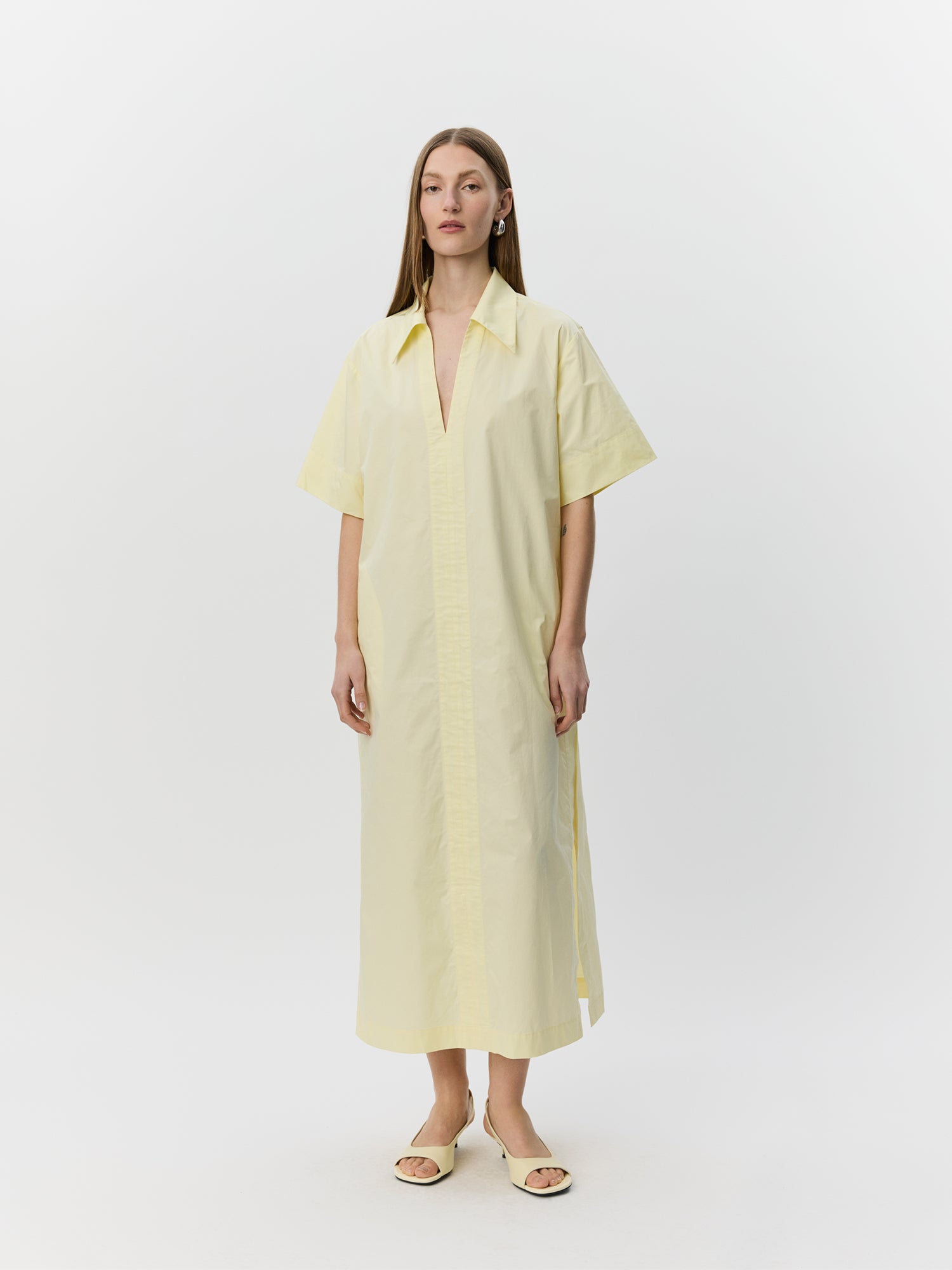 Sofie Schnoor WOMEN ASANASW OVERSIZE SKJORTE KJOLE Kjole 2026 Light yellow