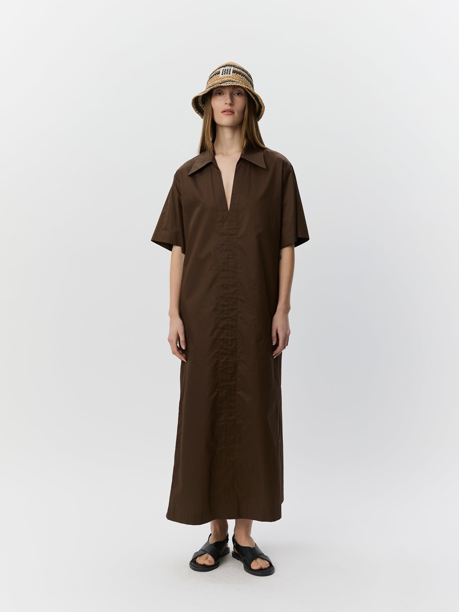 Sofie Schnoor WOMEN ASANASW OVERSIZE SKJORTE KJOLE Kjole 7162 Intense Brown