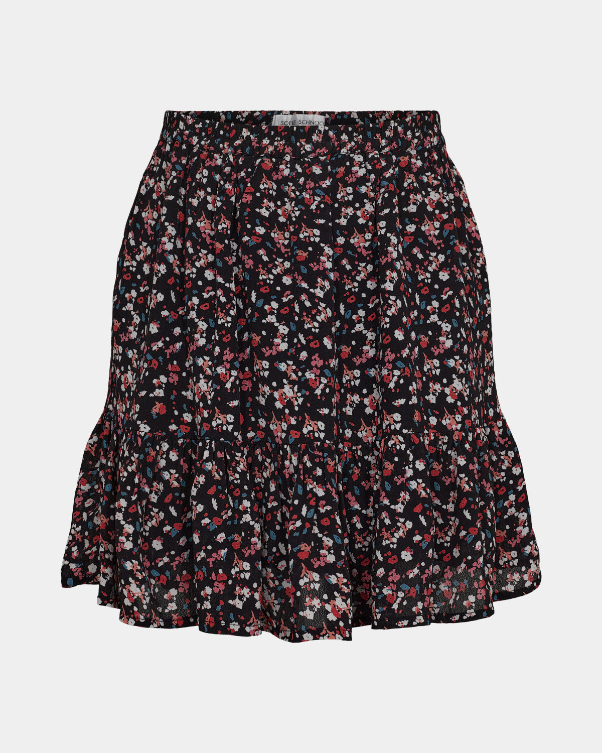 Sofie Schnoor YOUNG AdrienneSY Nederdel Nederdel 1010 Black flower