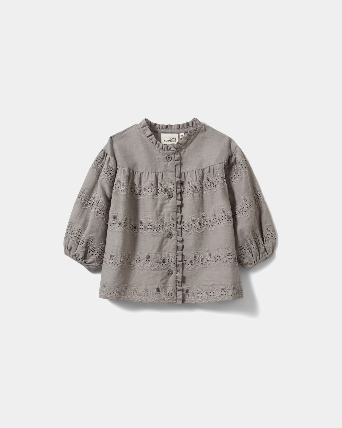 Sofie Schnoor KIDS AylinKB Skjorte Skjorte 8052 Stone Grey