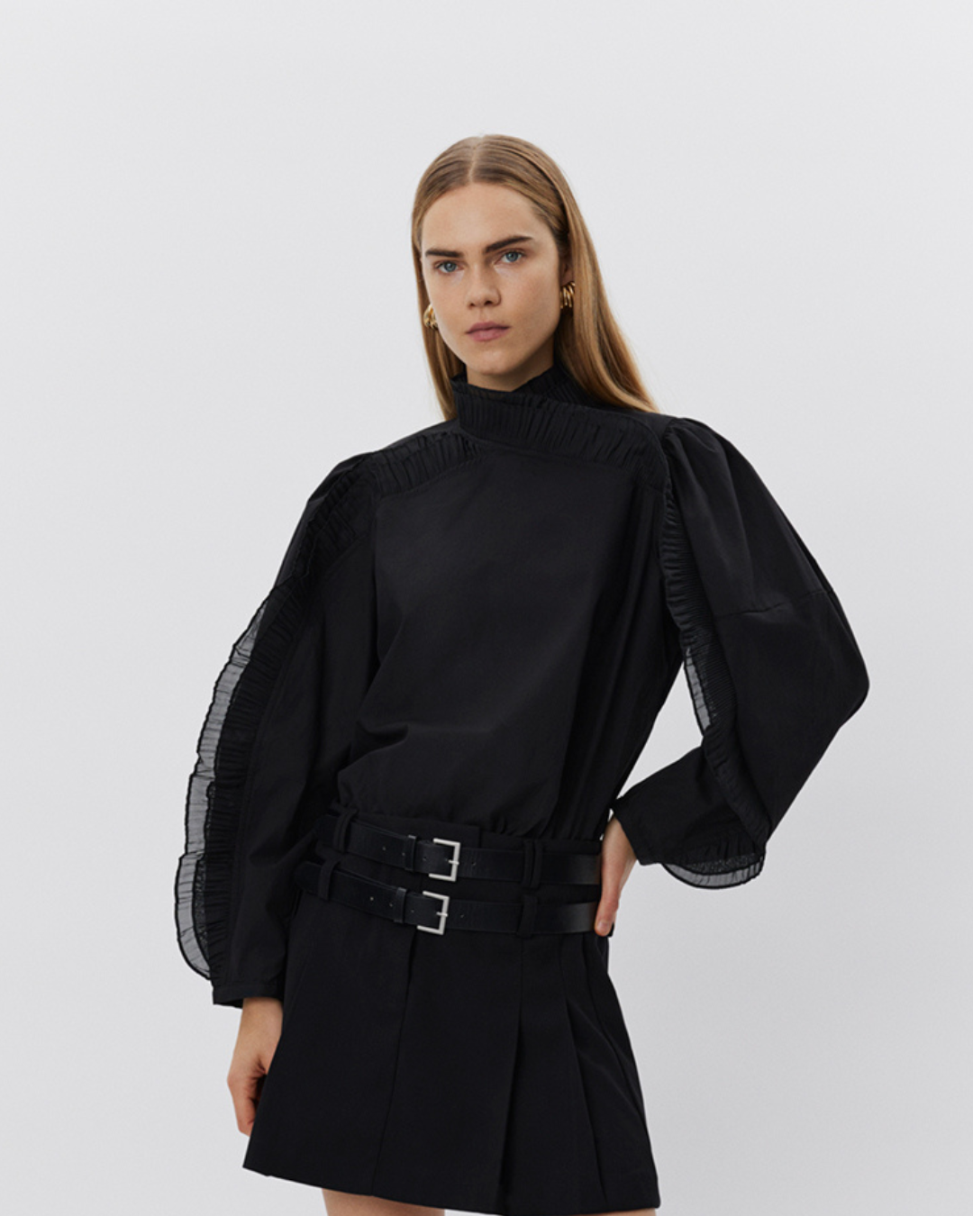 Sofie Schnoor WOMEN BABETTESW SKJORTE Skjorte 1000 Black