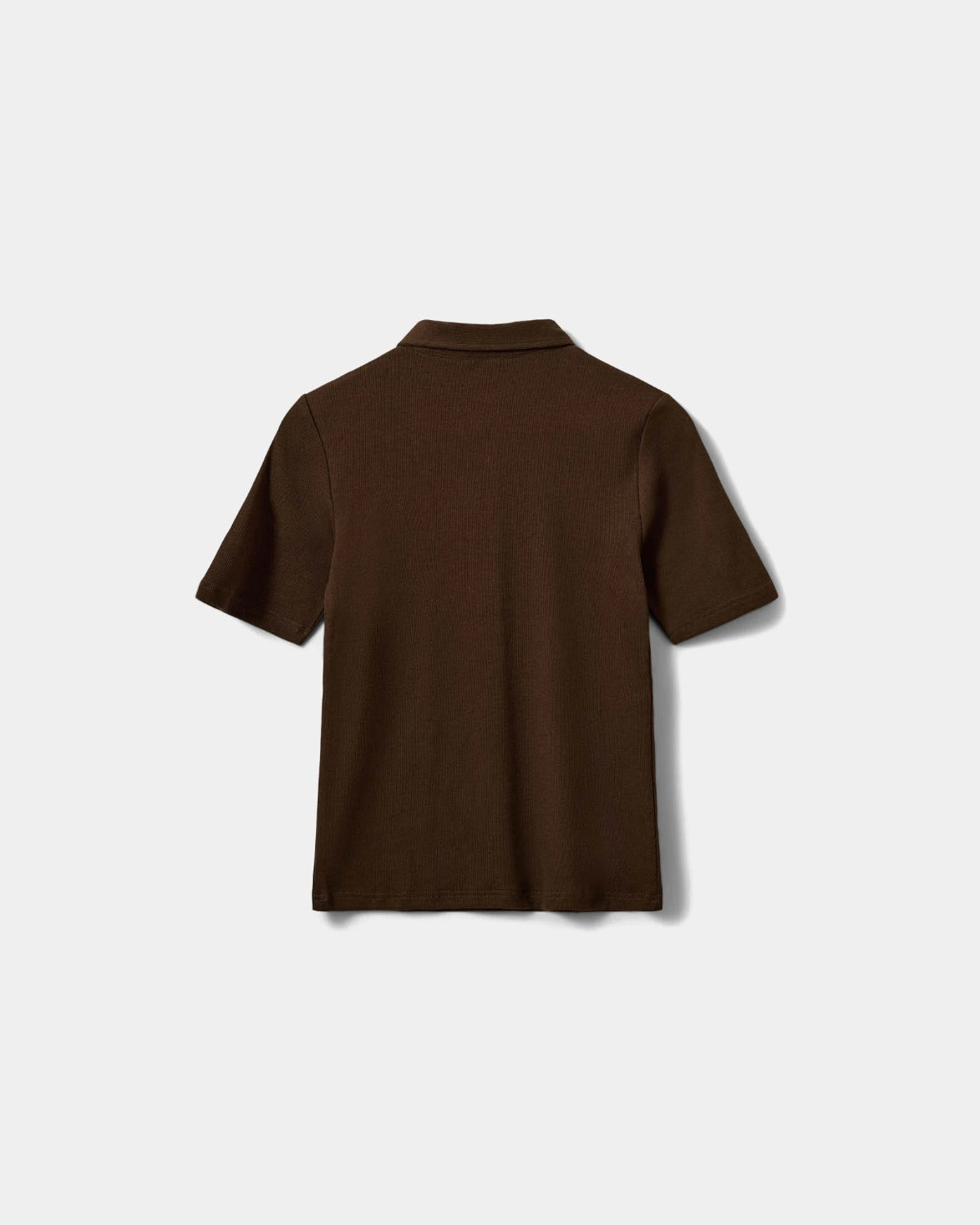 Sofie Schnoor WOMEN BAELASW RIB POLO TEE T-shirt 7025 Dark brown