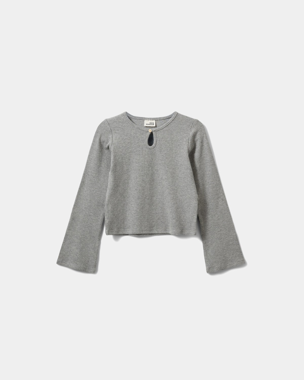 Sofie Schnoor YOUNG BAILOSY T-SHIRT T-shirt lang ærmet 8000 Grey Melange