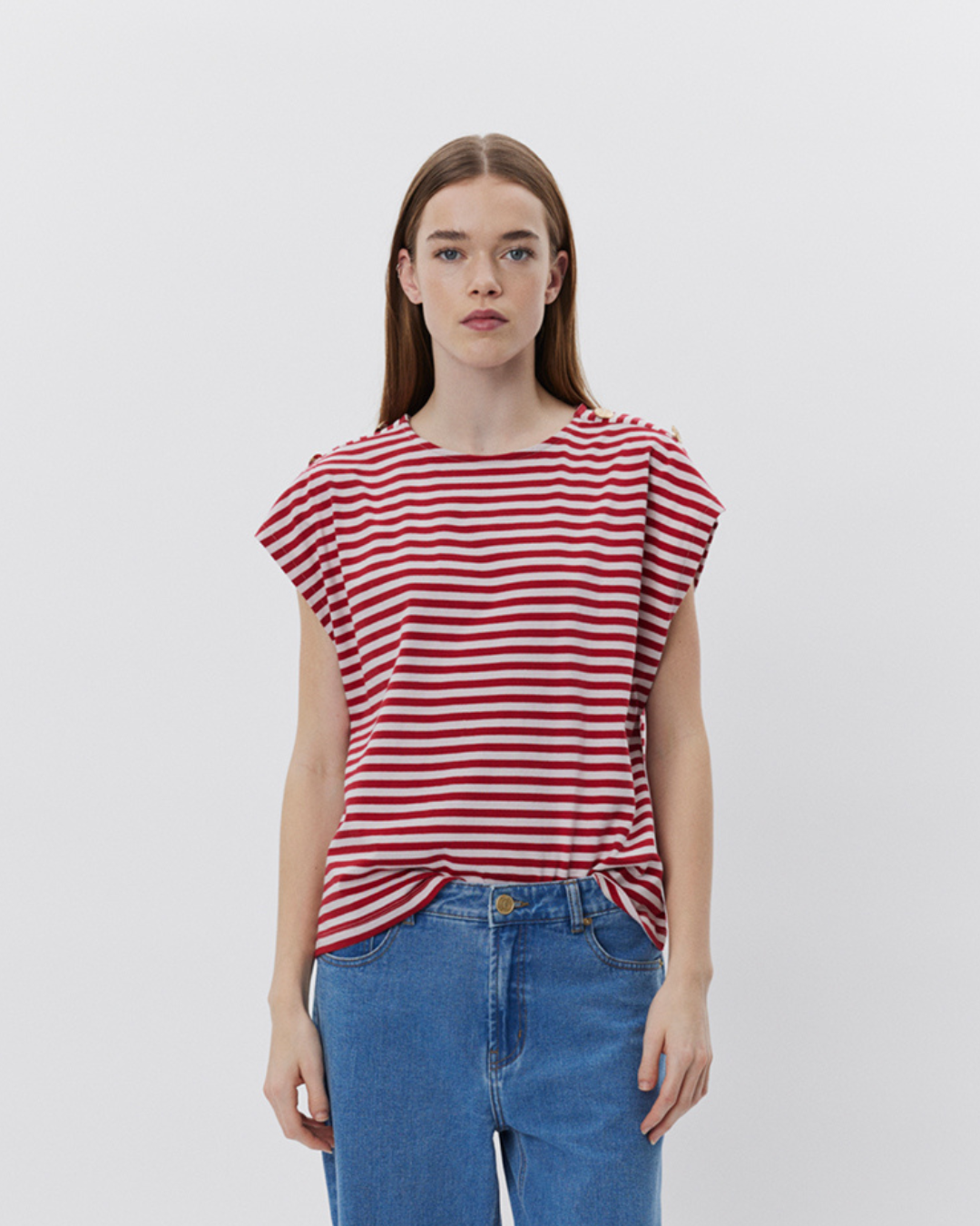 Sofie Schnoor WOMEN BAYSW T-SHIRT T-shirt 4139 Red Striped