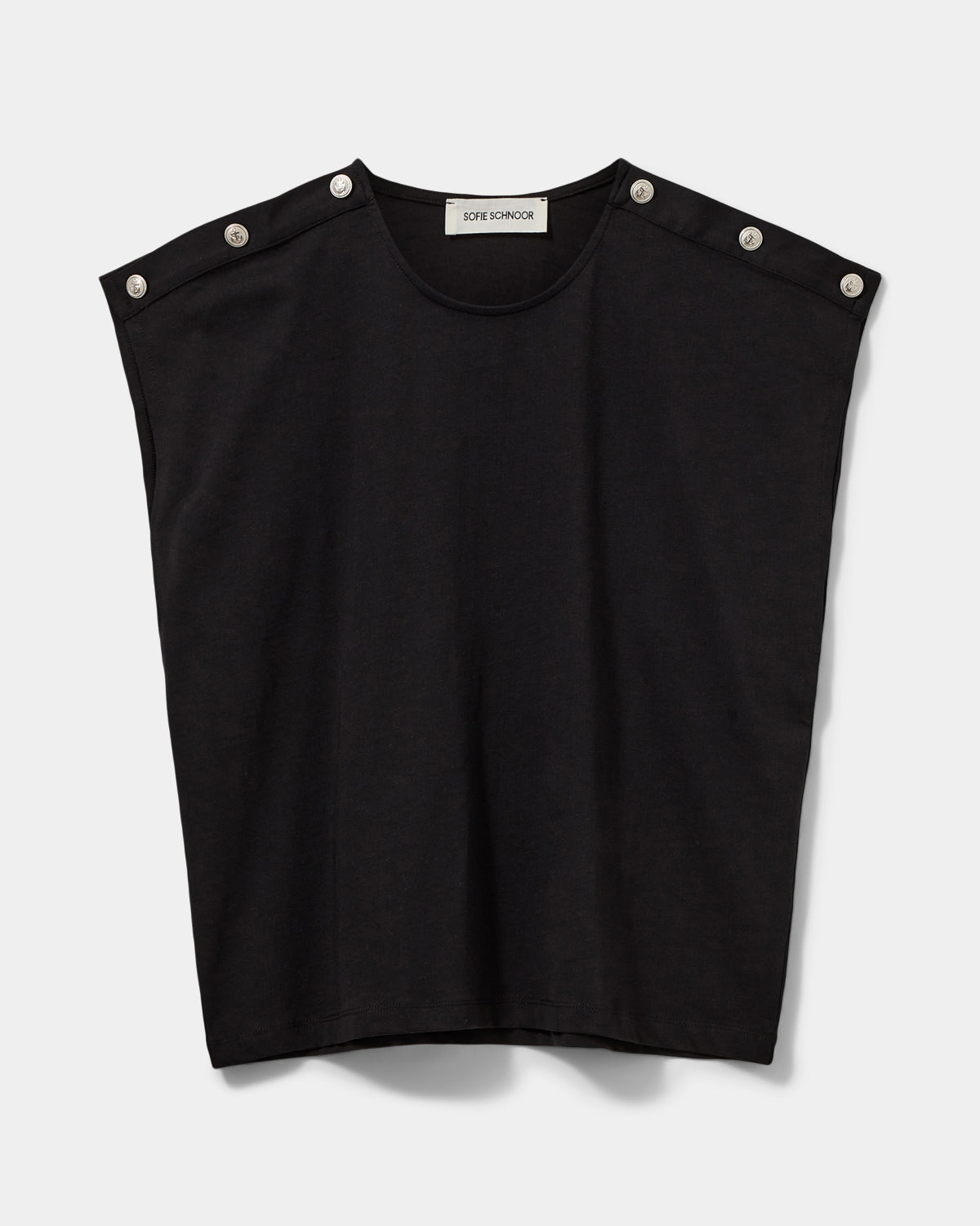 Sofie Schnoor WOMEN BAYSW T-SHIRT T-shirt 1008 Black w silver