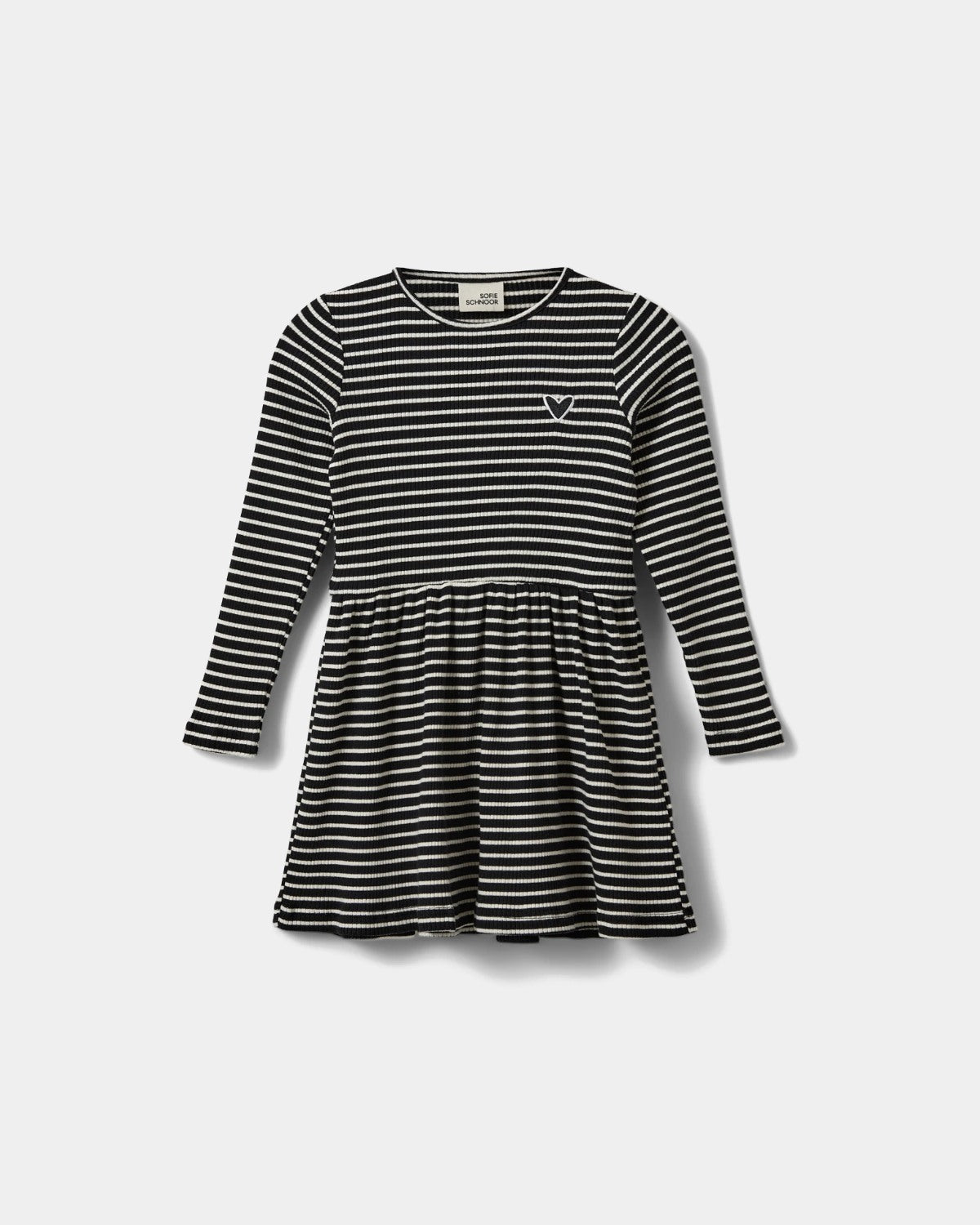 Sofie Schnoor KIDS BERRASK KJOLE Kjole 1017 Black striped