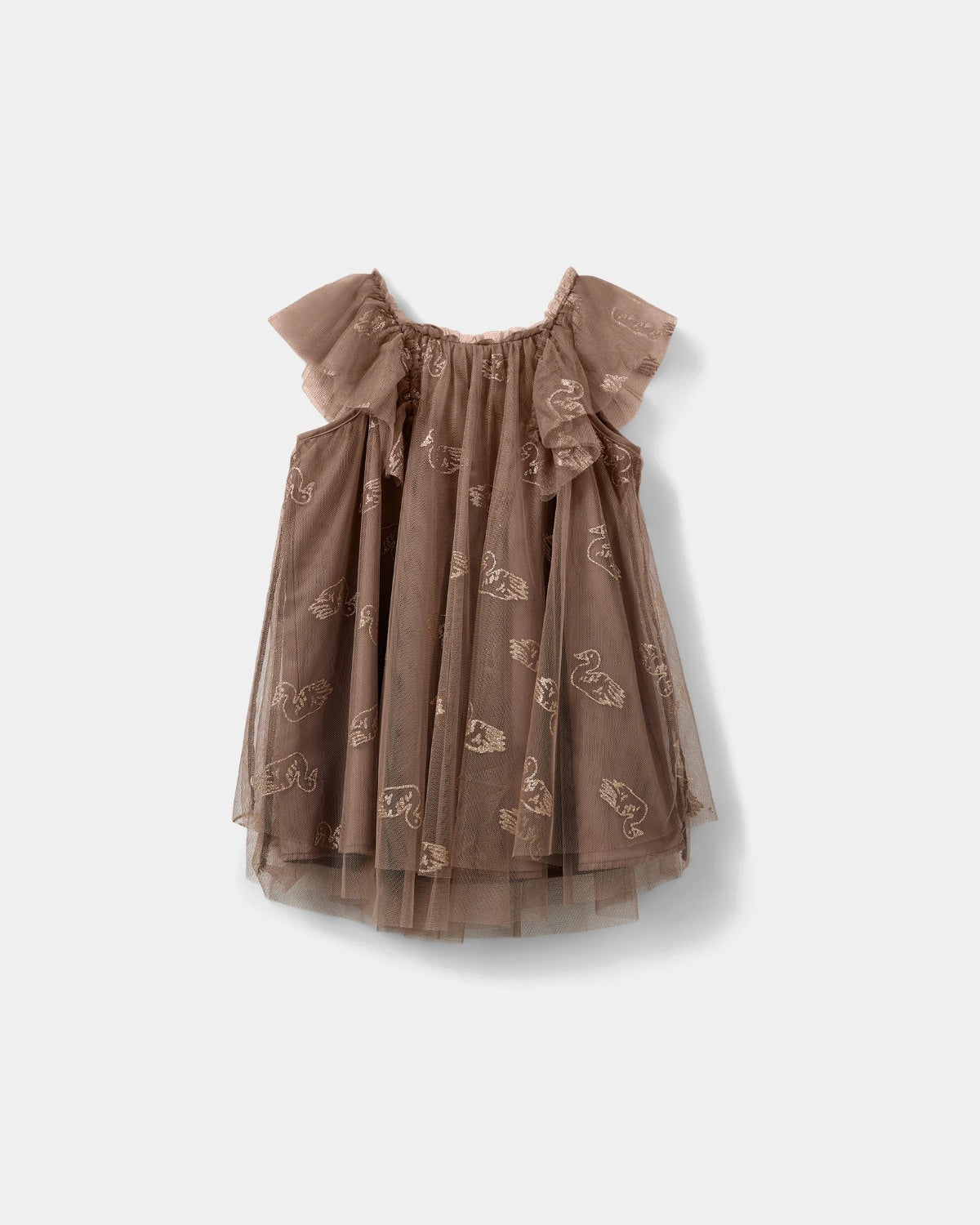 Sofie Schnoor KIDS BLOSSOMSK KJOLE Kjole 7125 Brown