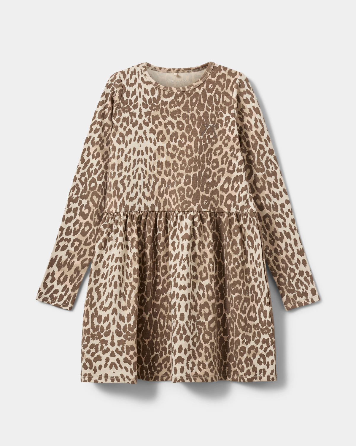 Sofie Schnoor KIDS BerraKB Kjole Kjole 9137 AOP Beige Leopard