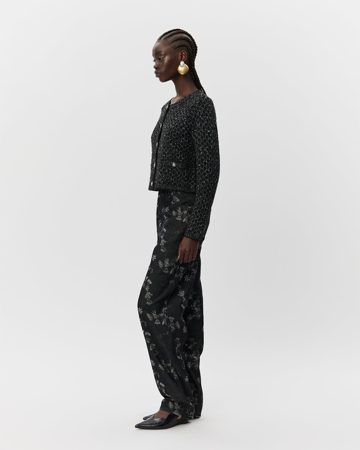 Sofie Schnoor WOMEN CARNETSW CARDIGAN Cardigan 1003 Black glitter