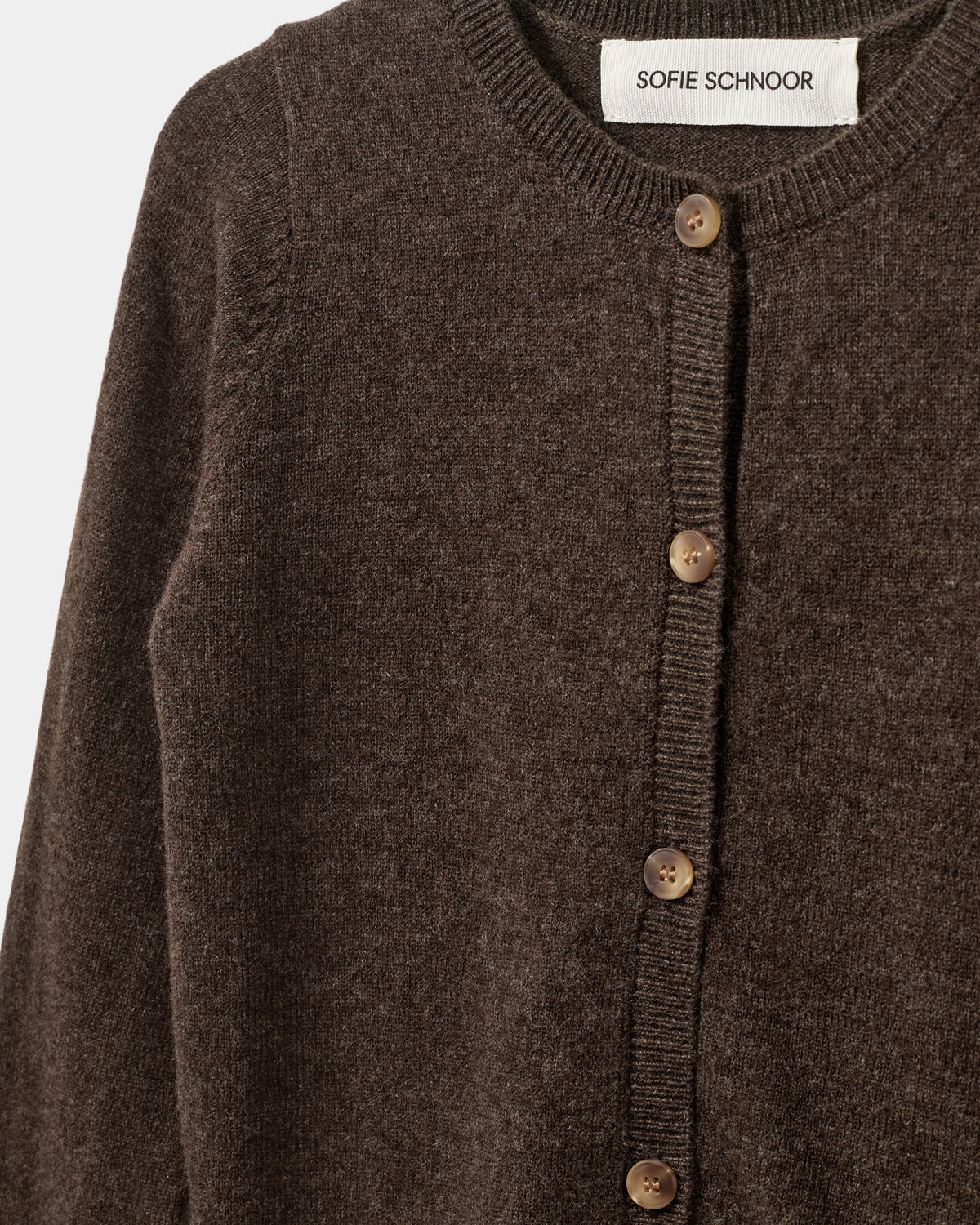 Sofie Schnoor KIDS CISSESK CARDIGAN Cardigan 7129 Brown Fudge
