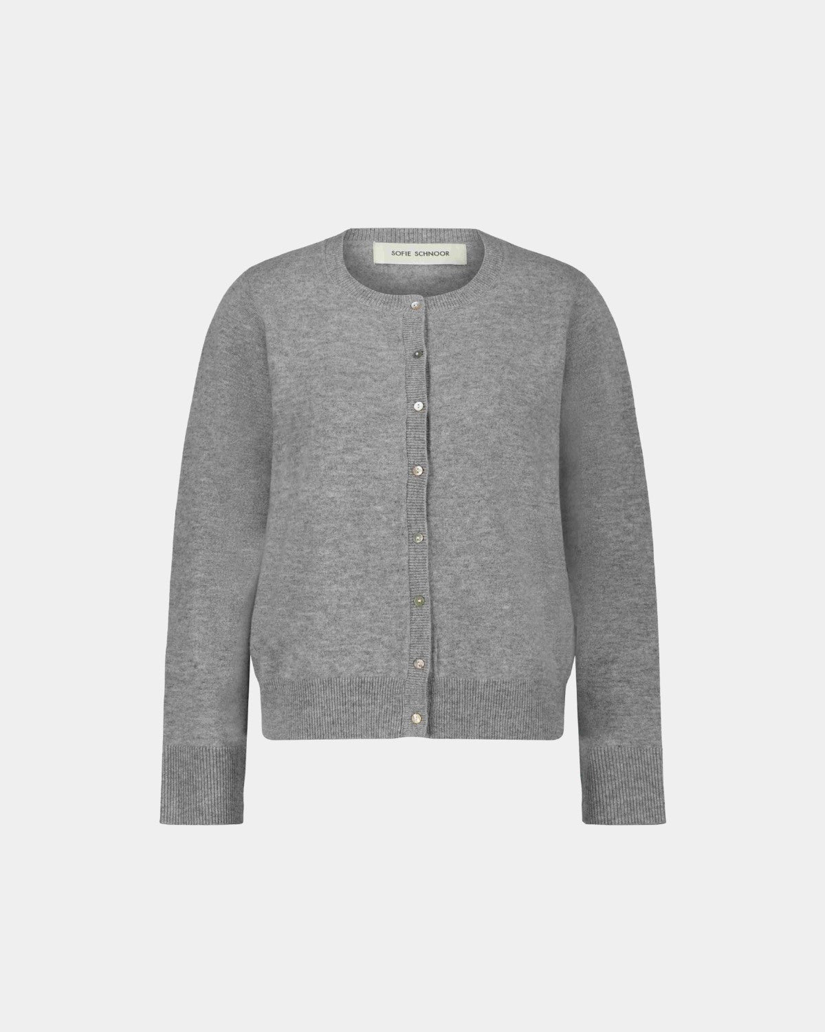 Sofie Schnoor WOMEN CISSESW CARDIGAN Cardigan 8010 Grey melange