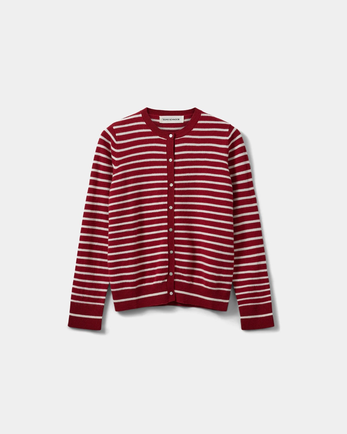 Sofie Schnoor WOMEN CISSESW STRIBET CARDIGAN Cardigan 4139 Red Striped