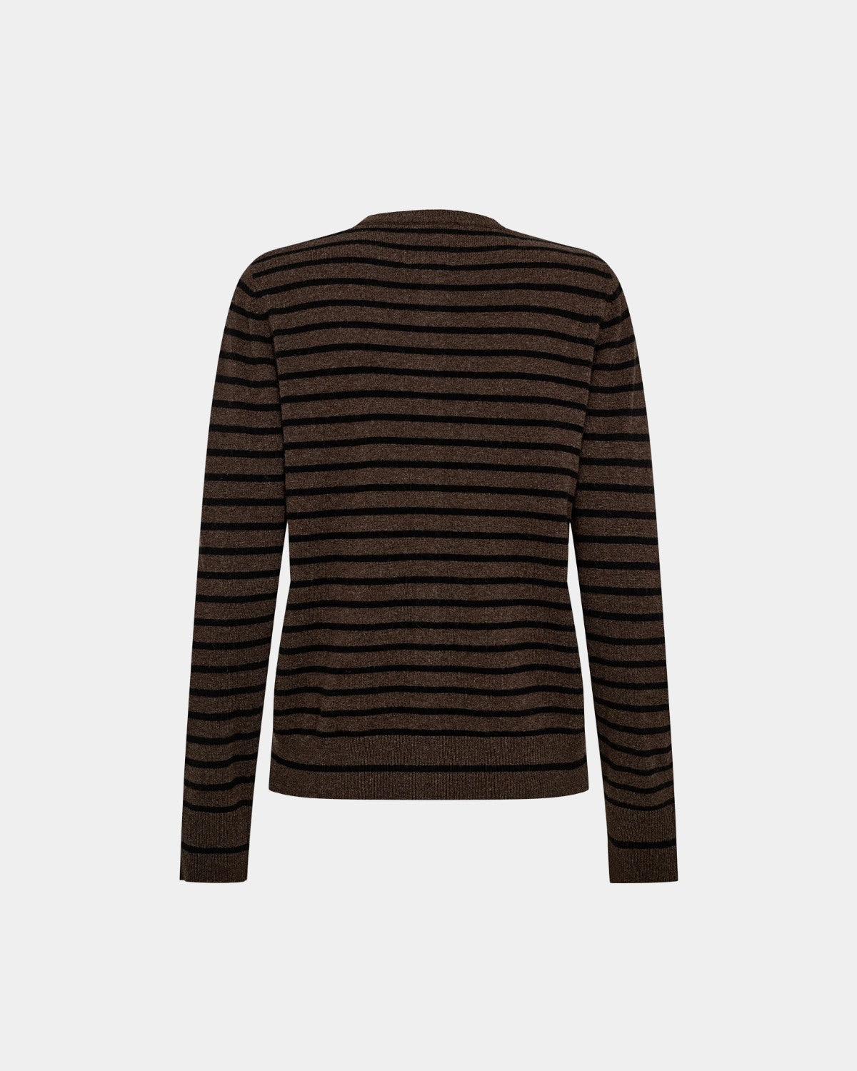 Sofie Schnoor WOMEN CISSESW STRIBET CARDIGAN Cardigan 7141 Dark Brown Black striped