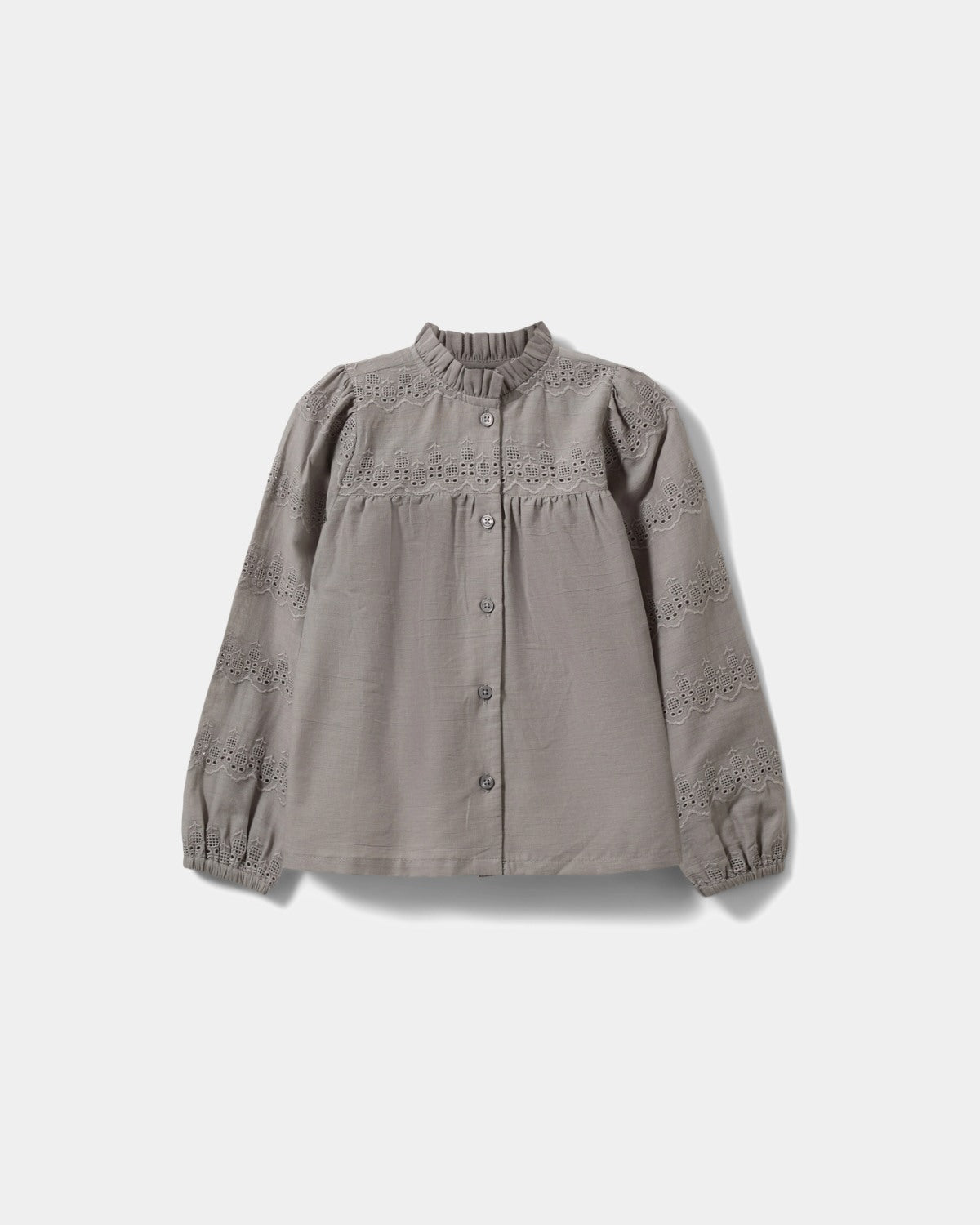 Sofie Schnoor KIDS DAGMARKB SKJORTE Skjorte 8052 Stone Grey