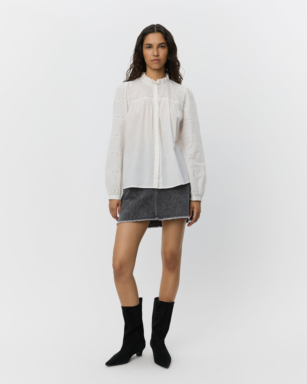 Sofie Schnoor WOMEN DAGMARSW SKJORTE Skjorte 0124 Snow white