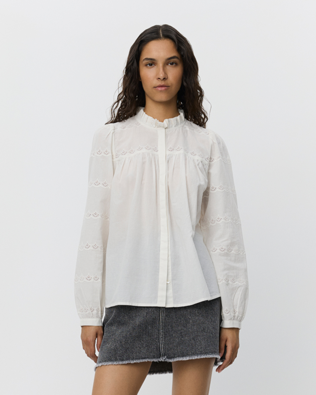 Sofie Schnoor WOMEN DAGMARSW SKJORTE Skjorte 0124 Snow white