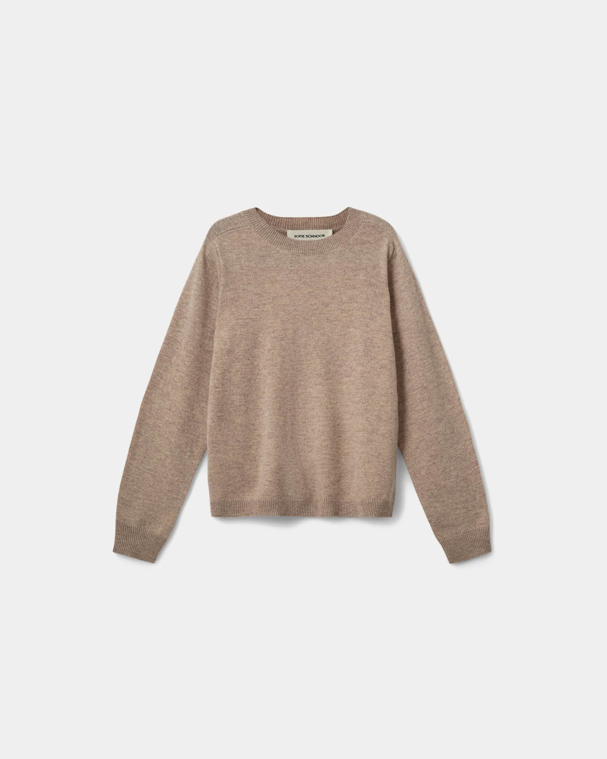 Sofie Schnoor YOUNG DELIASY STRIK Sweater 7071 Brown melange