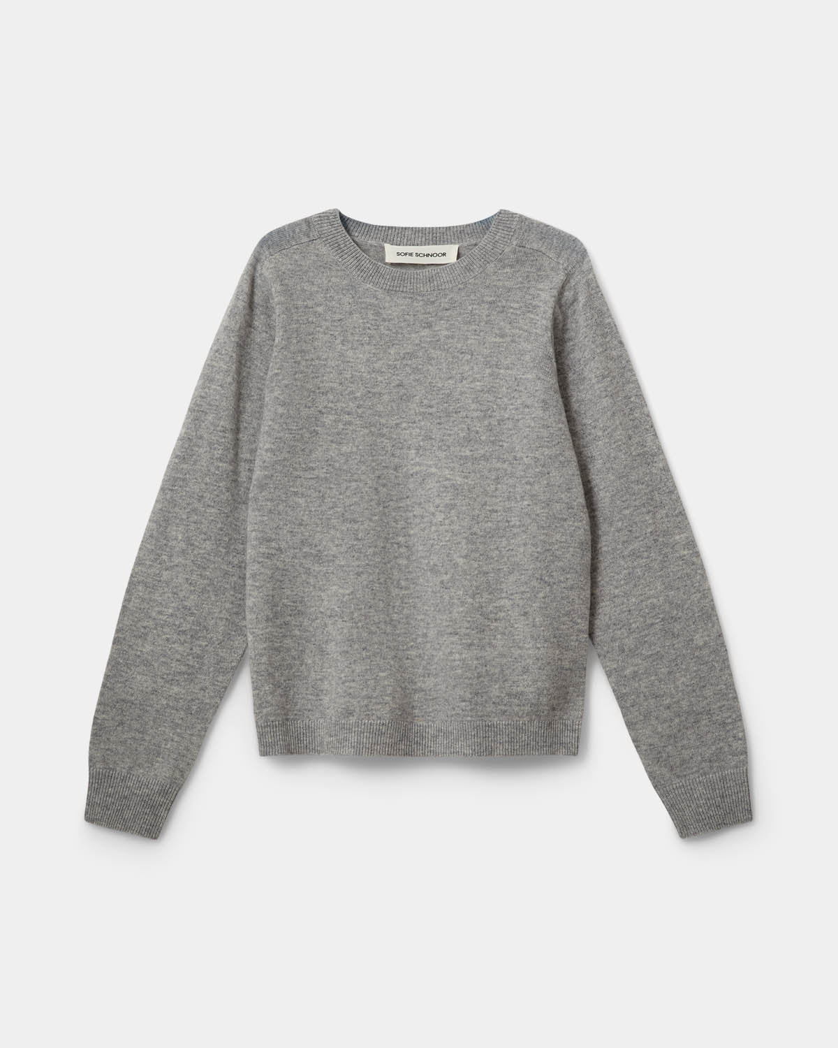 Sofie Schnoor YOUNG DELIASY STRIK Sweater 8010 Grey melange