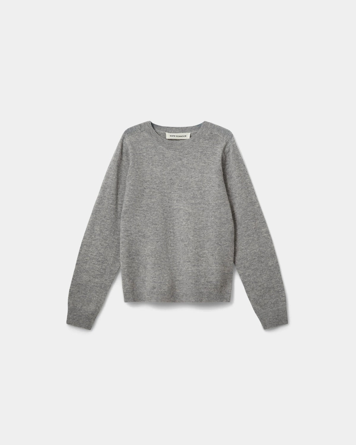 Sofie Schnoor YOUNG DELIASY STRIK Sweater 8010 Grey melange