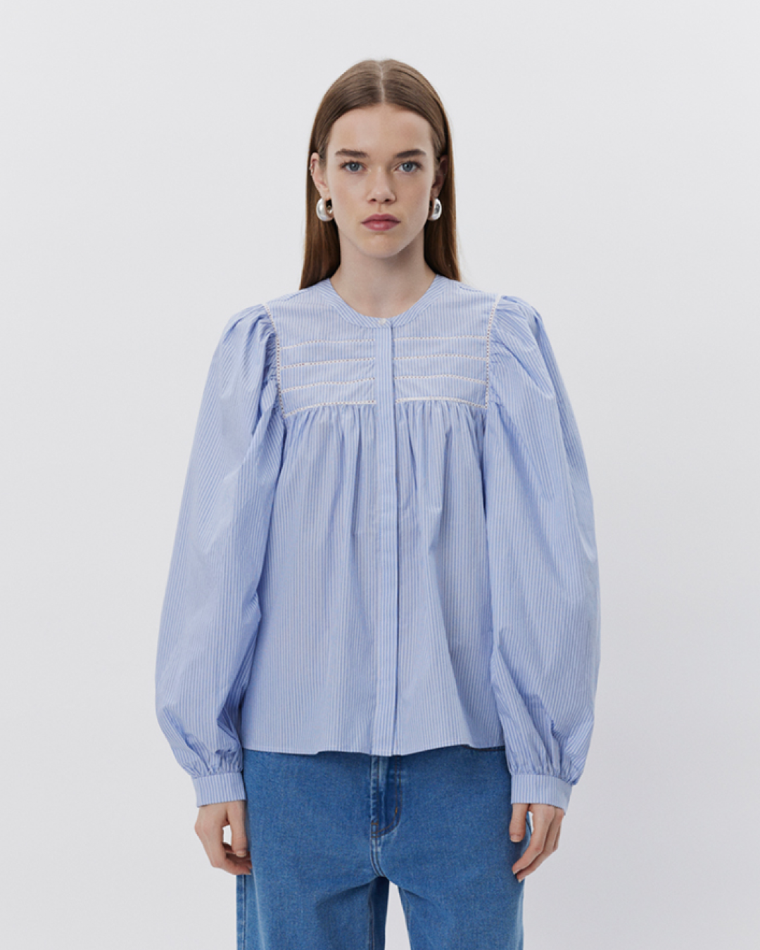 Sofie Schnoor WOMEN DELILAHSW SKJORTE Skjorte 5092 Blue striped