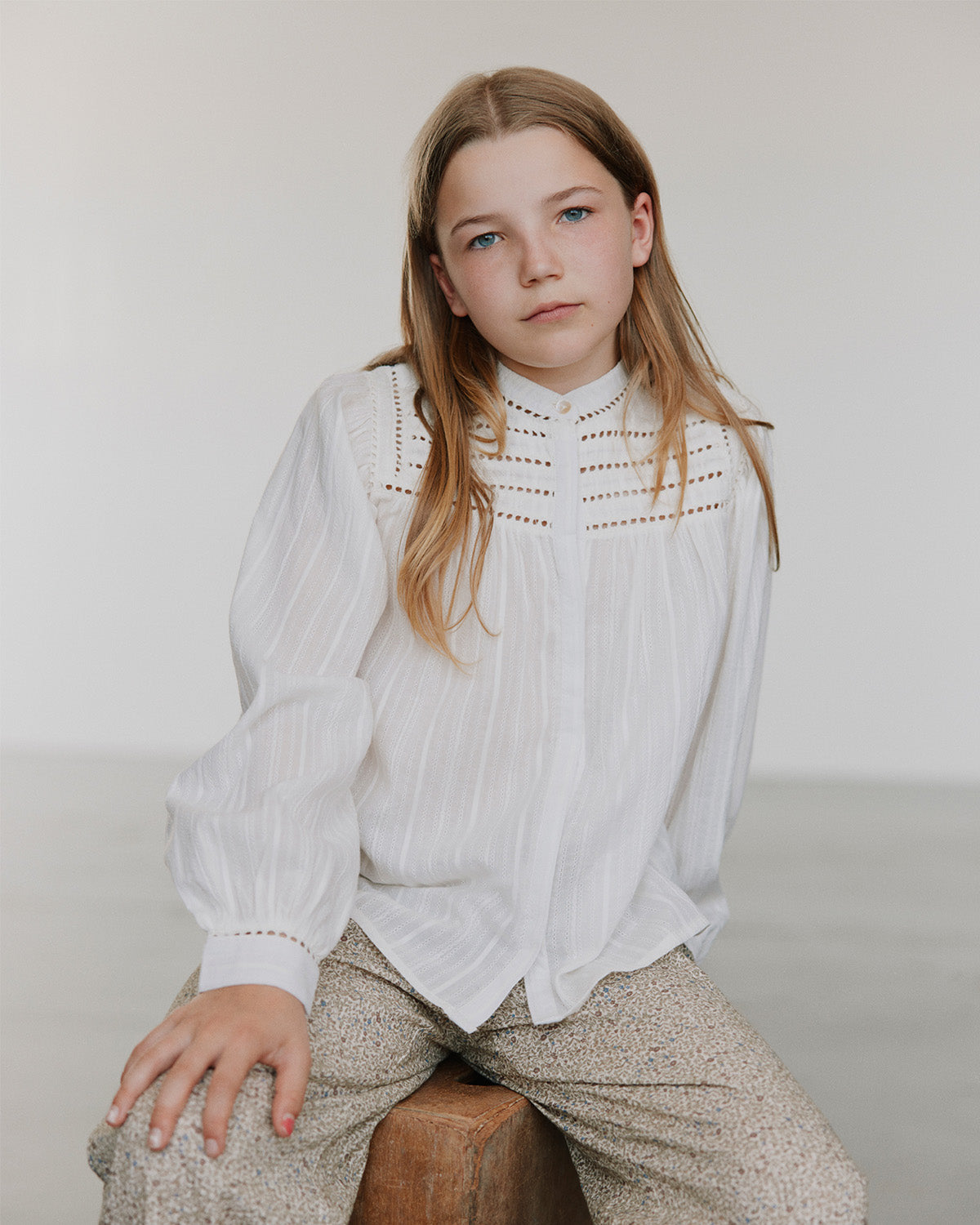 Sofie Schnoor YOUNG DELILAHSY SKJORTE Skjorte 0124 Snow white