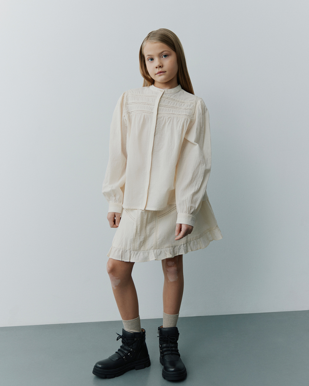 Sofie Schnoor YOUNG DELILAHSY SKJORTE Skjorte 0118 Antique White