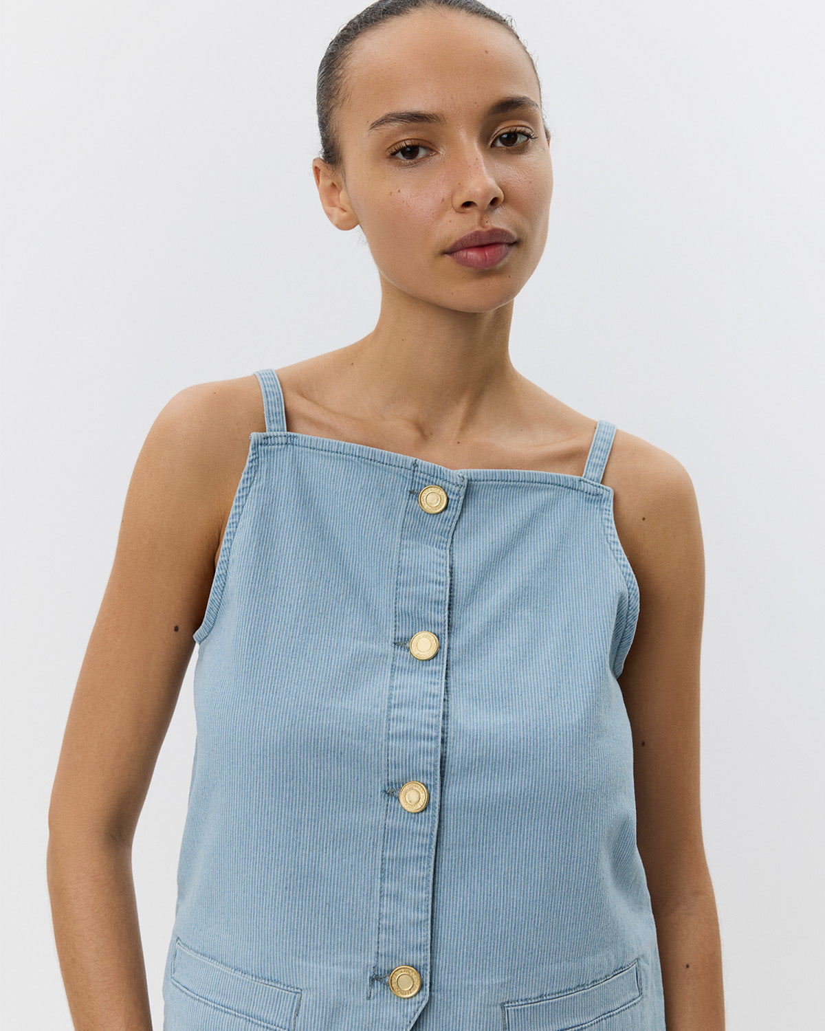 Sofie Schnoor WOMEN DEMISW VEST Vest 5094 Light Blue striped