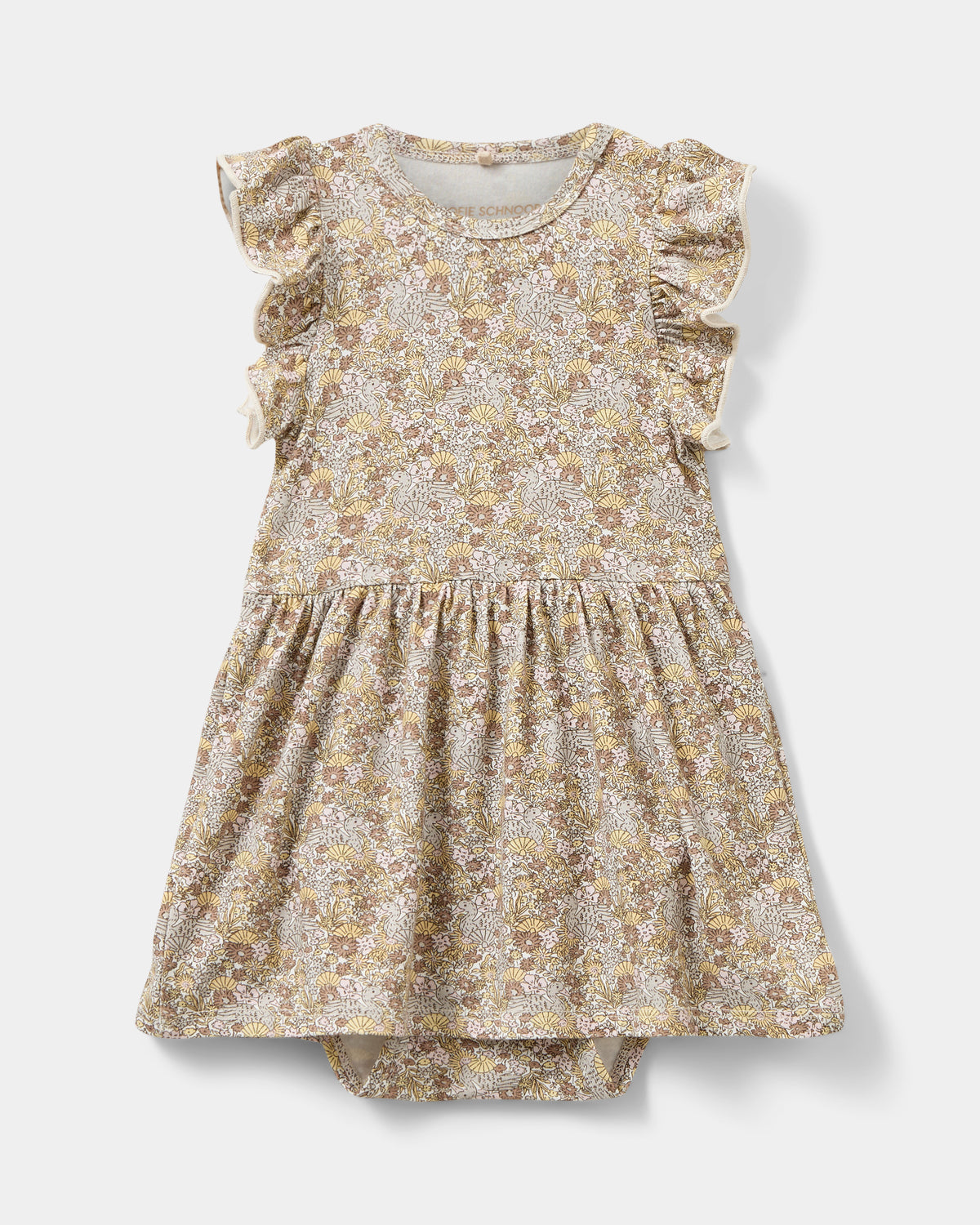 Sofie Schnoor BABY DICTESB BODYSTOCKING Bodystocking 4116 Rose w Yellow