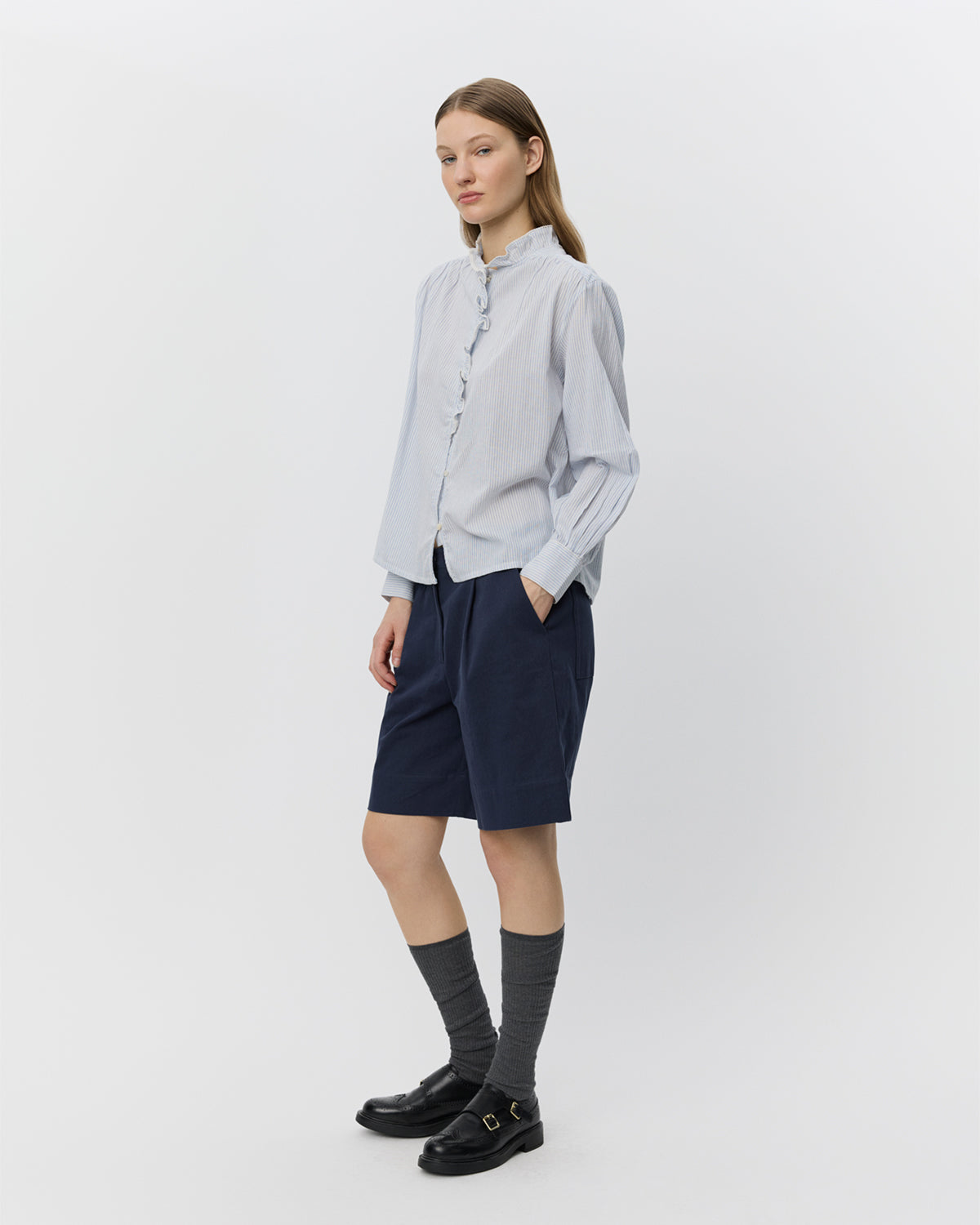 Sofie Schnoor WOMEN EDNASW SKJORTE Skjorte 5094 Light Blue striped