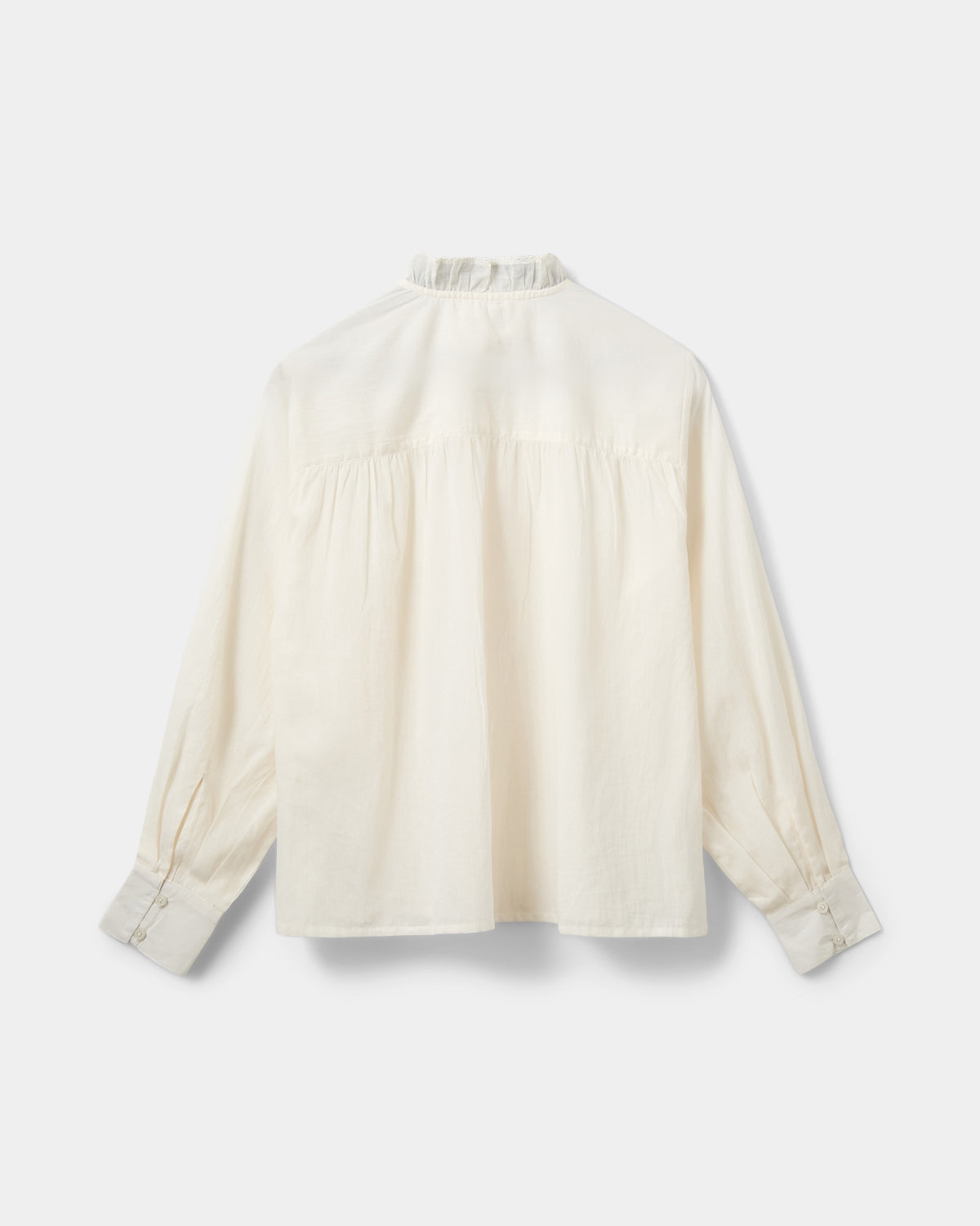 Sofie Schnoor WOMEN EDNASW SKJORTE MED FLÆSE Skjorte 0103 Off white