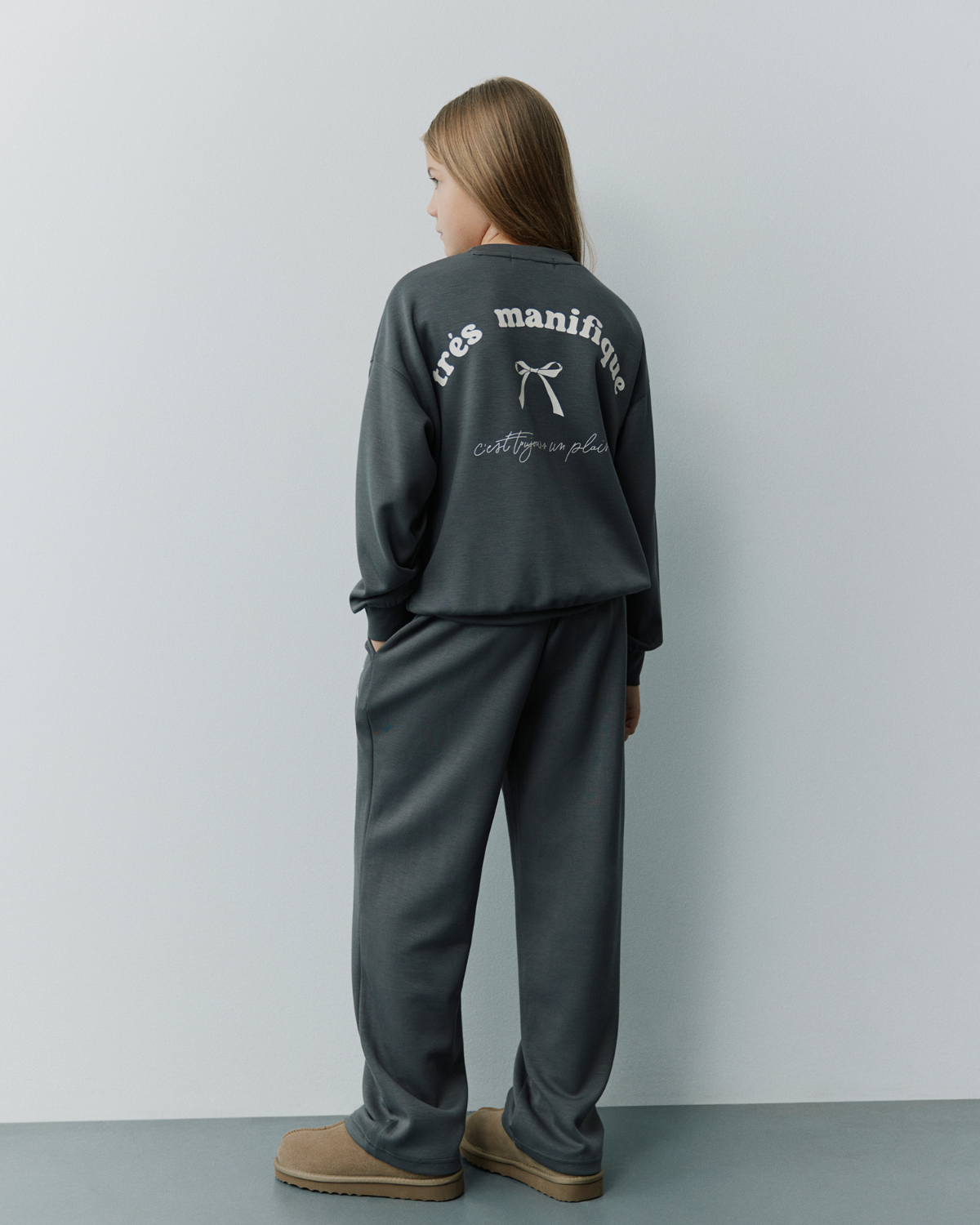 Sofie Schnoor YOUNG ELISY SWEATSHIRT Sweatshirt 8041 Charcoal Grey