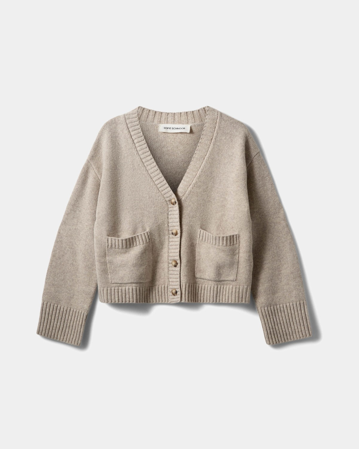 Sofie Schnoor WOMEN ELOWENSW KNIT CARDIGAN Cardigan 7131 Beige Melange
