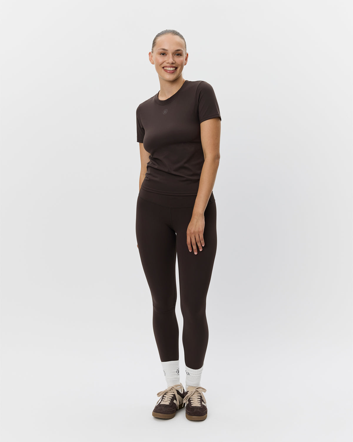 Sofie Schnoor SPORT ELVIRASPO T-SHIRT T-shirt 7025 Dark brown