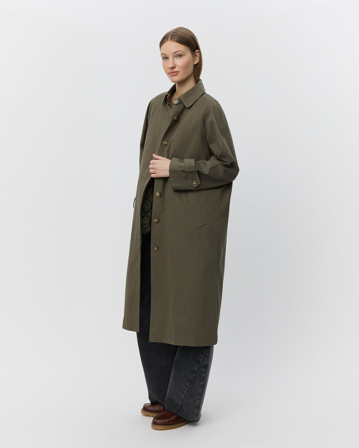 Sofie Schnoor WOMEN ENISESW FRAKKE Frakke 3039 Army green