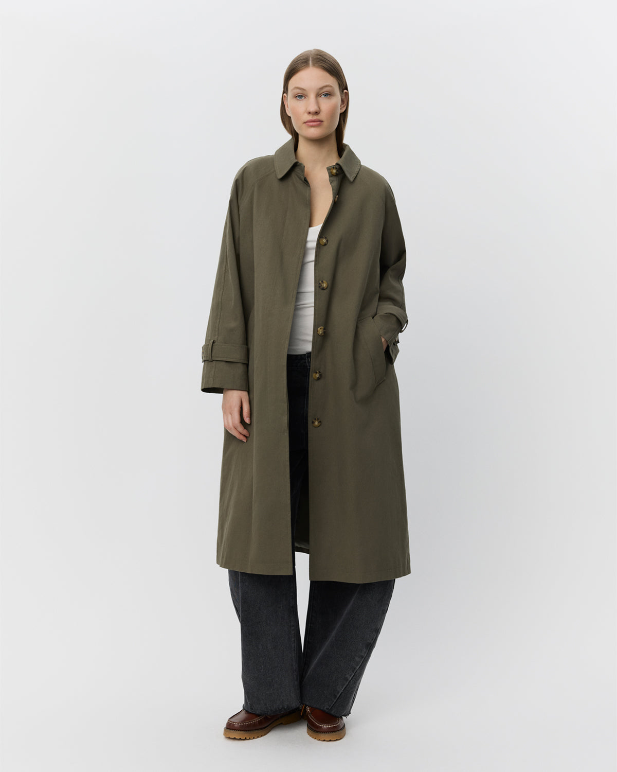 Sofie Schnoor WOMEN ENISESW FRAKKE Frakke 3039 Army green