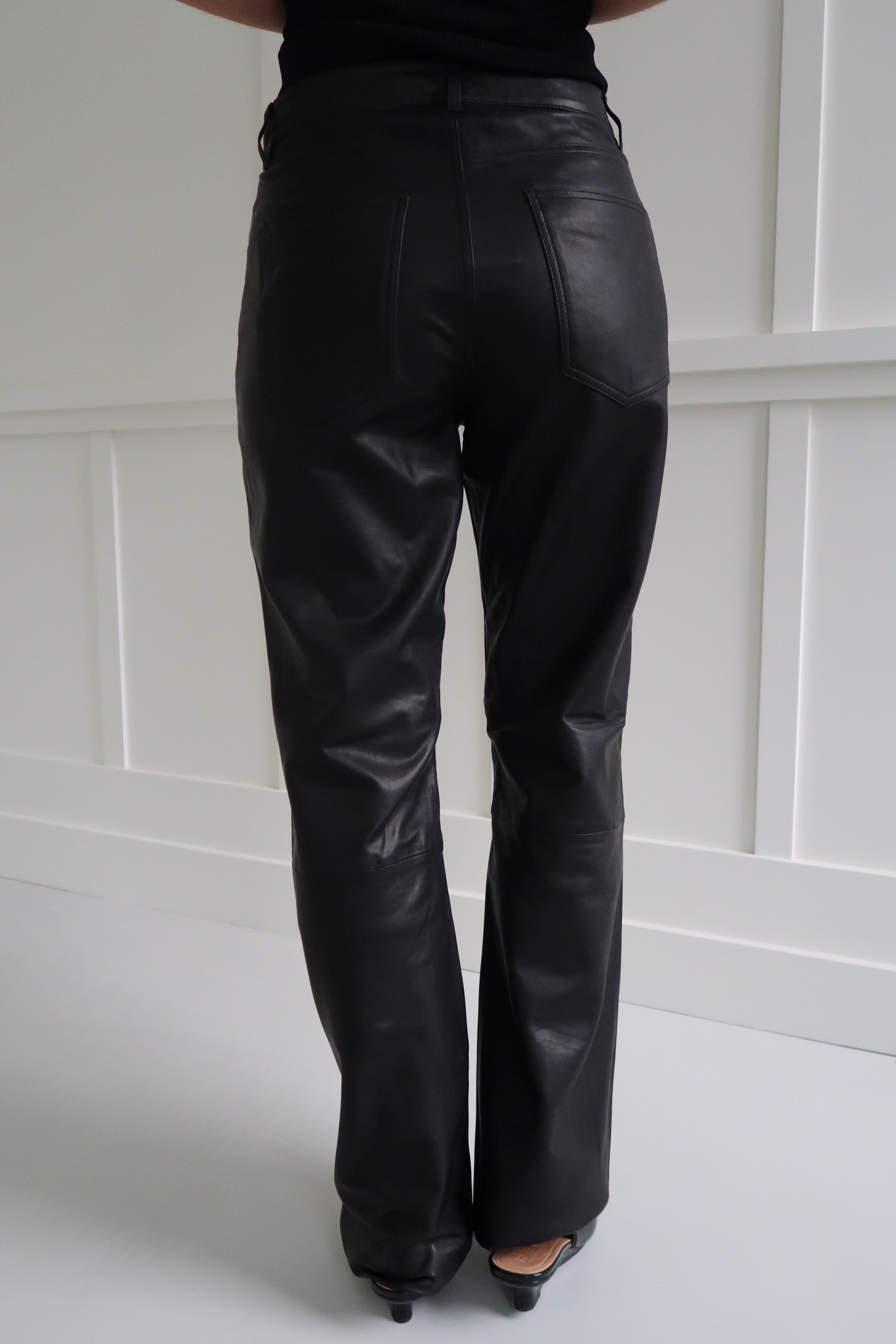 Sofie Schnoor WOMEN GATTISW LEATHER PANTS Buks 1000 Black