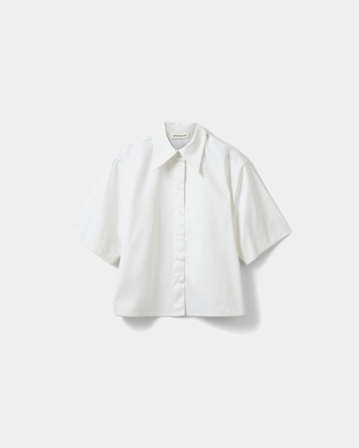 Sofie Schnoor WOMEN HARVEYSW OVERSIZE KORTÆRMET SKJORTE Skjorte 0101 Off white