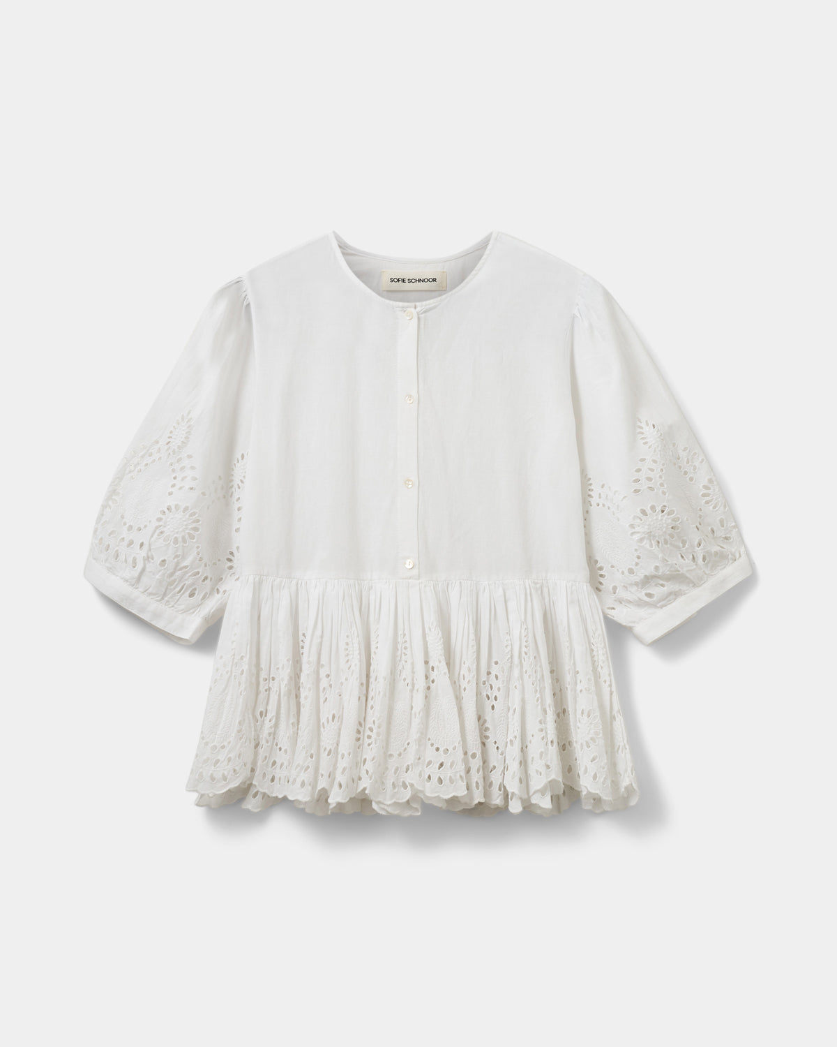 Sofie Schnoor WOMEN HATTIESW BLUSE Bluse 0124 Snow white