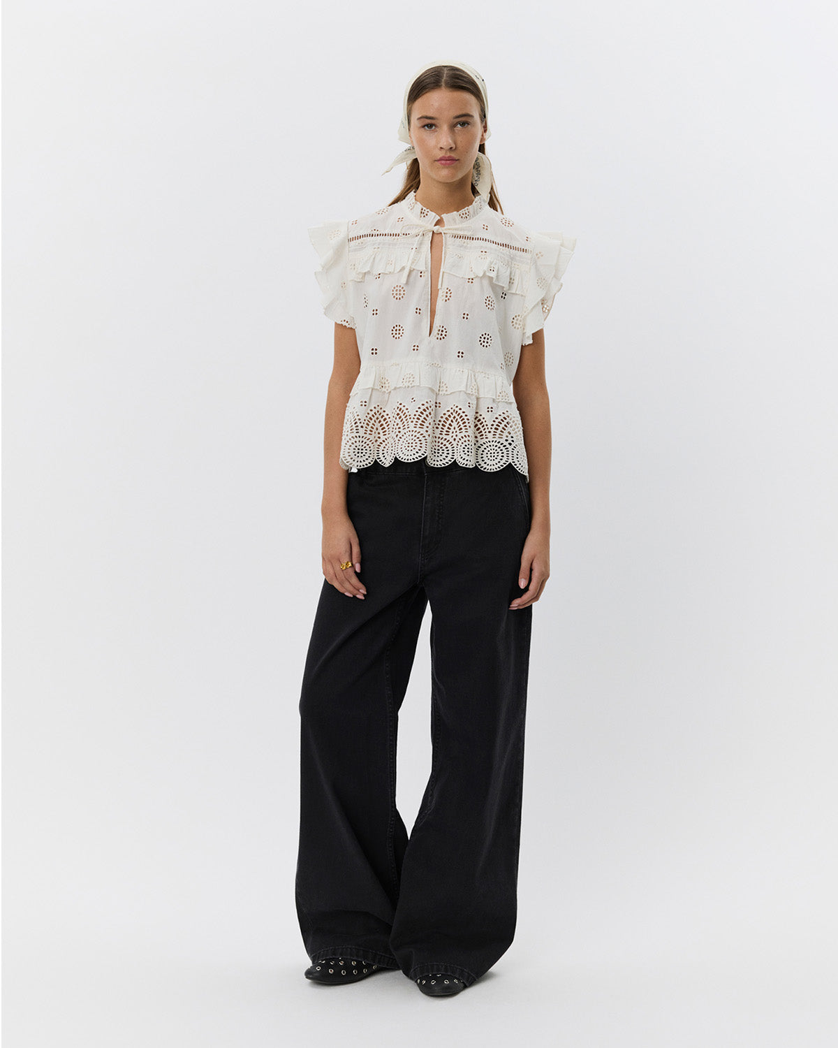 Sofie Schnoor WOMEN HAZELSW TOP Top 0101 Off white