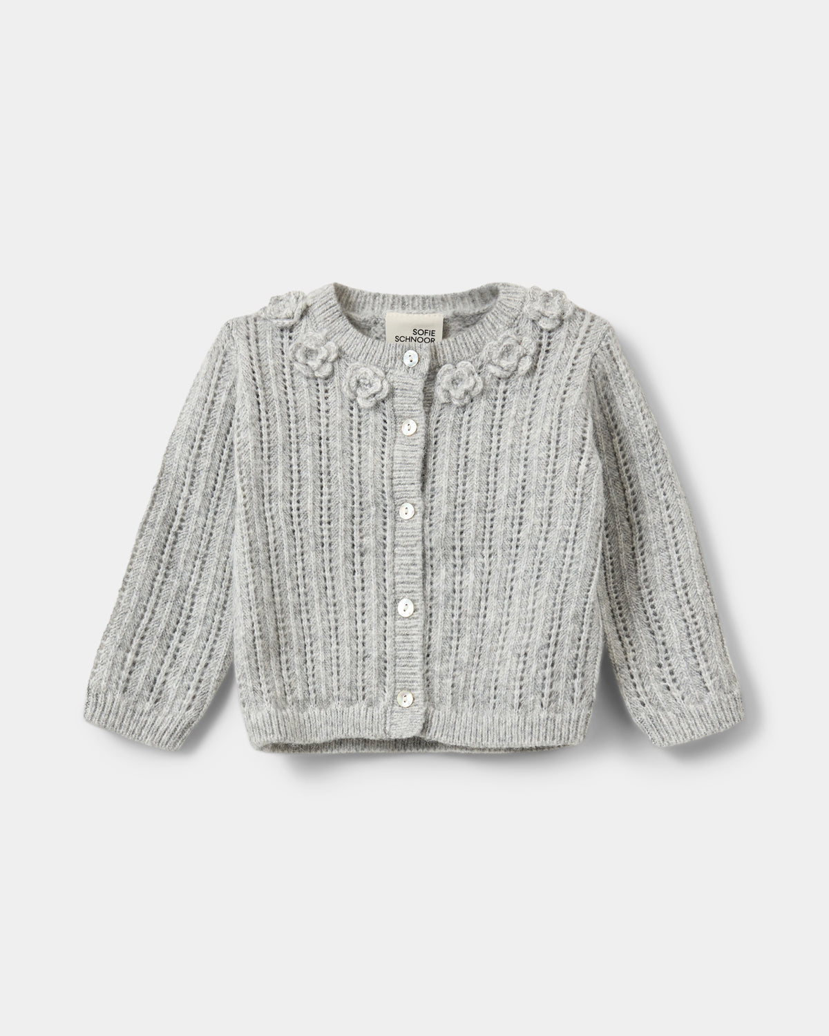 Sofie Schnoor KIDS HENNYSB CARDIGAN Cardigan 8010 Grey melange